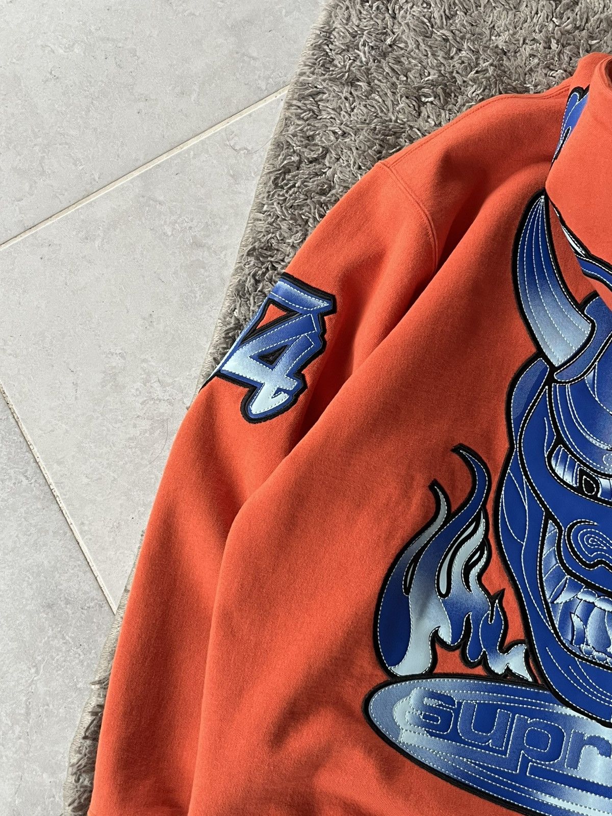 Supreme Supreme Demon Zip Up Hooded Sweatshirt Burnt Orange BIG LOGO Size US S / EU 44-46 / 1 - 3 Thumbnail