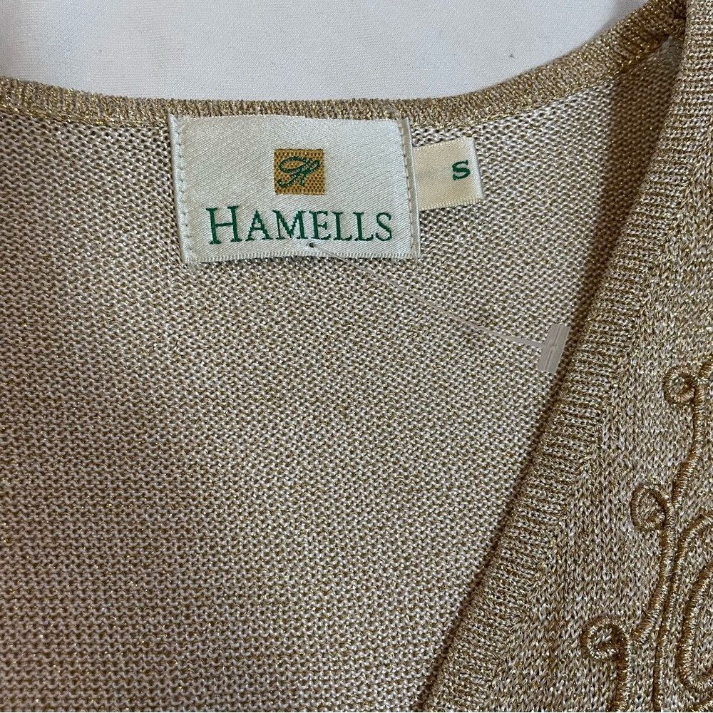 Other New Vintage Hamells Viscose Gold Long Sleeve Sweater Tunic Size S / US 4 / IT 40 - 7 Thumbnail