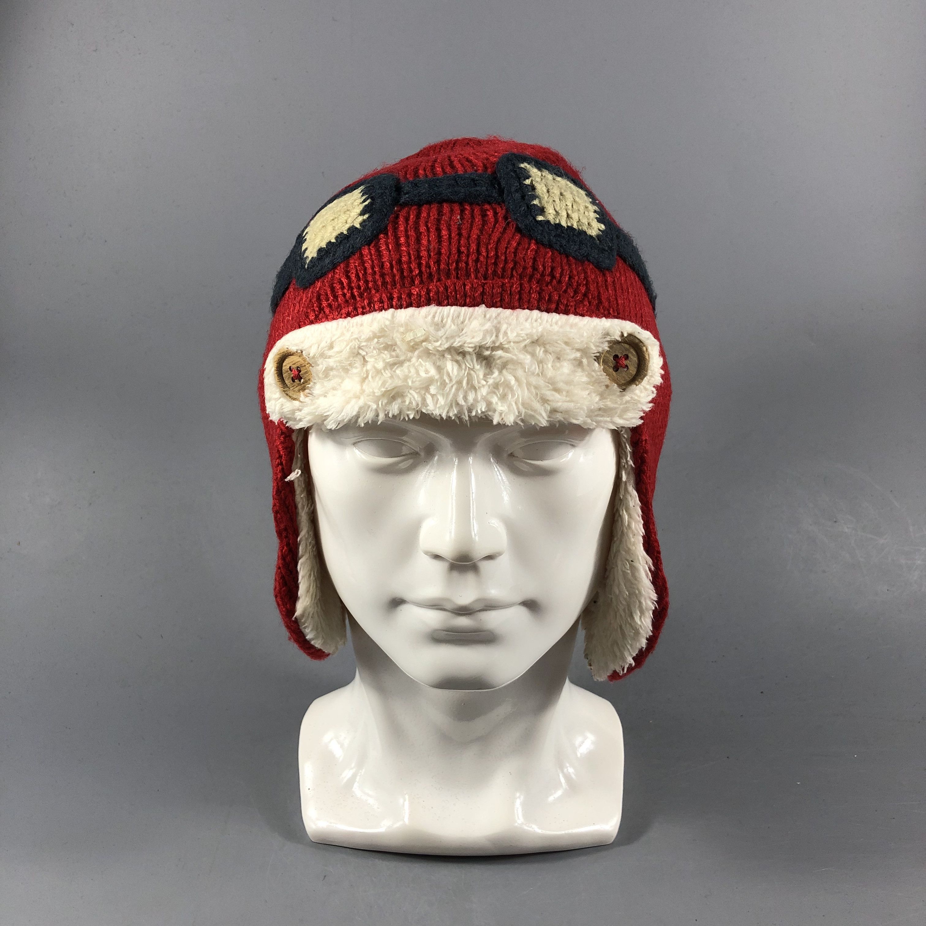 Vintage Ushanka Pilot Helmet Earflap Beanie Snowcap Snow Hat B838 Size ONE SIZE - 1 Thumbnail