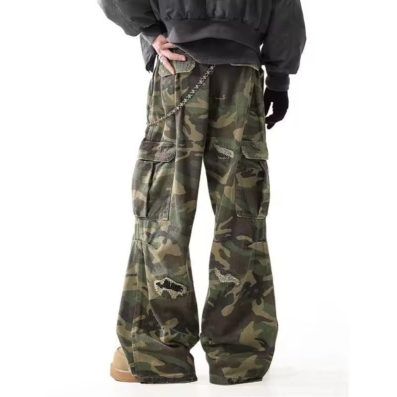 Japanese Brand Multi-pockets Camouflage Cargo Pant Size US 28 / EU 44 - 5 Thumbnail