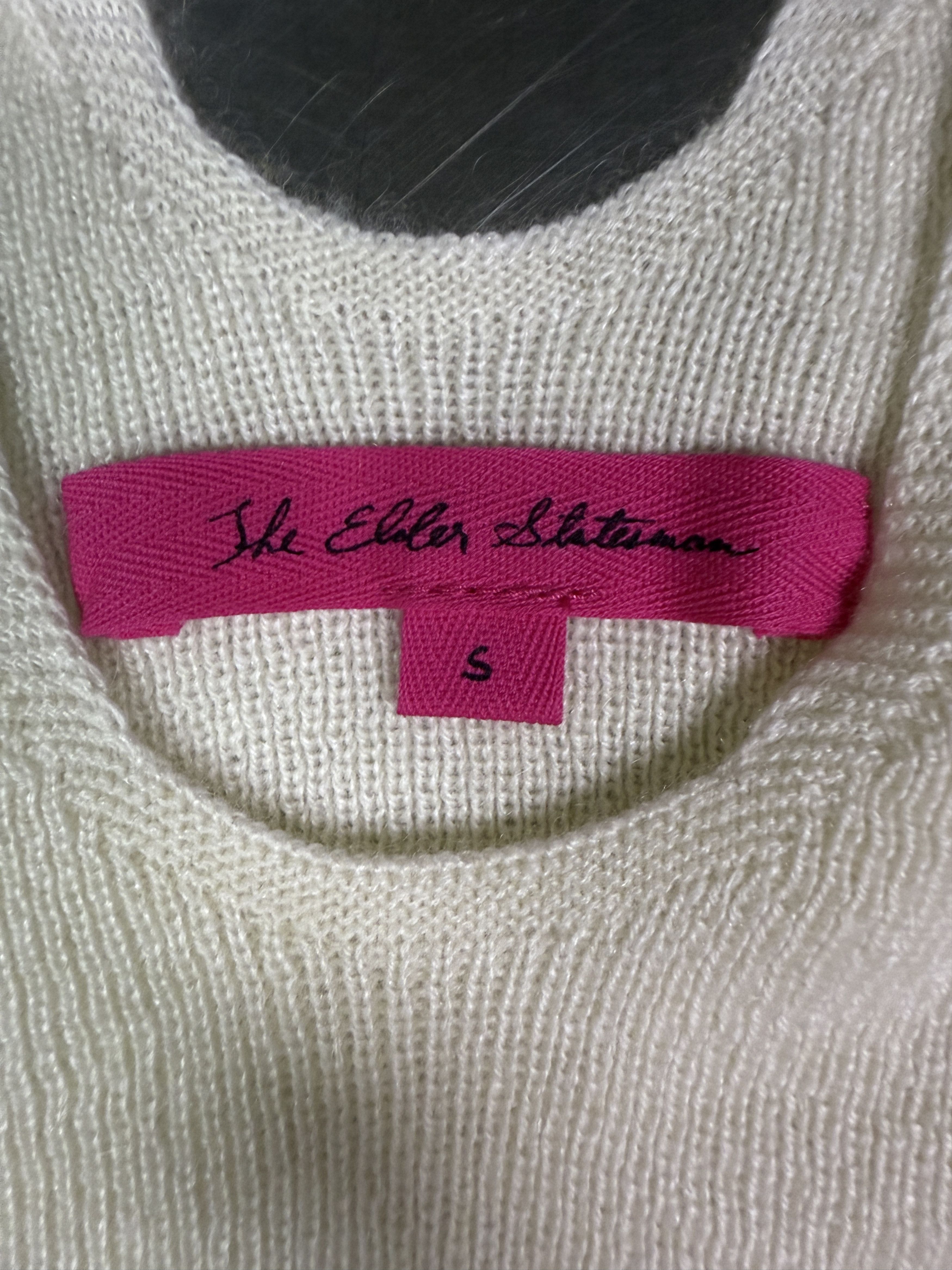 The Elder Statesman $395 The Elder Statesman Delicash White Tank Top Size S / US 4 / IT 40 - 8 Thumbnail