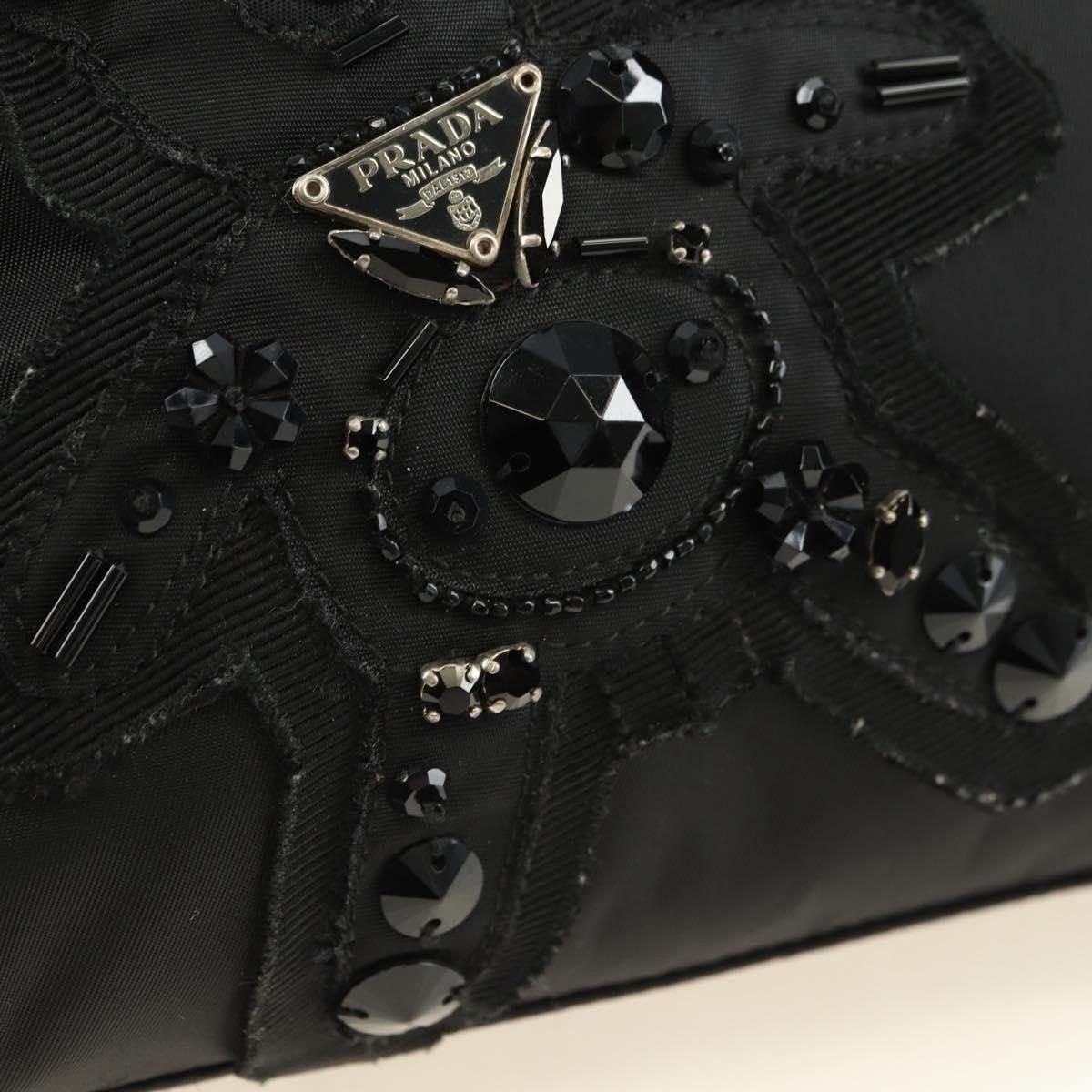 Prada Prada Nylon Handbag Black Size ONE SIZE - 7 Thumbnail