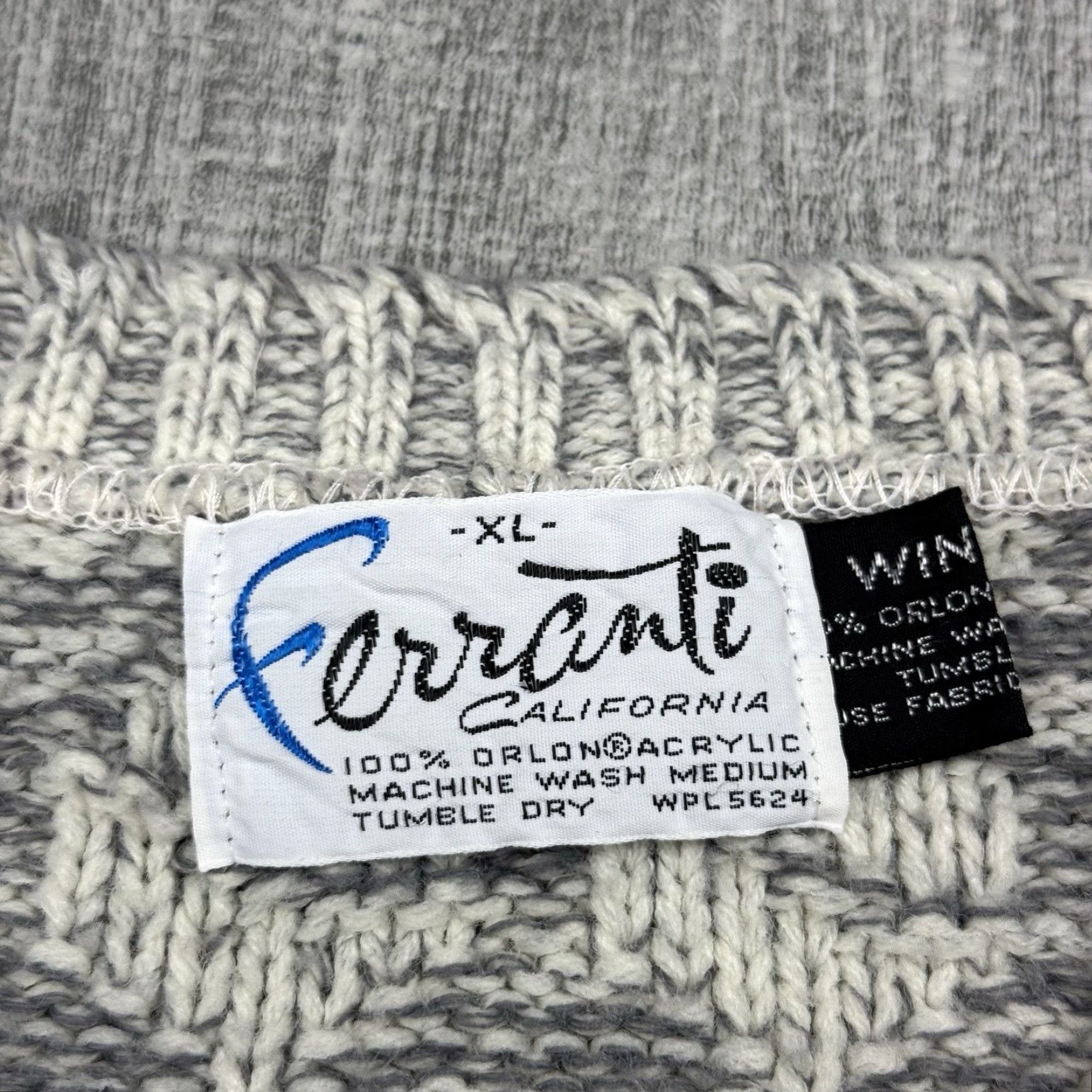 Vintage VINTAGE 70s Ferranti California Knit Sweater Vest Men XL Heather Gray Casual Formal Workwear Size US XL / EU 56 / 4 - 3 Thumbnail