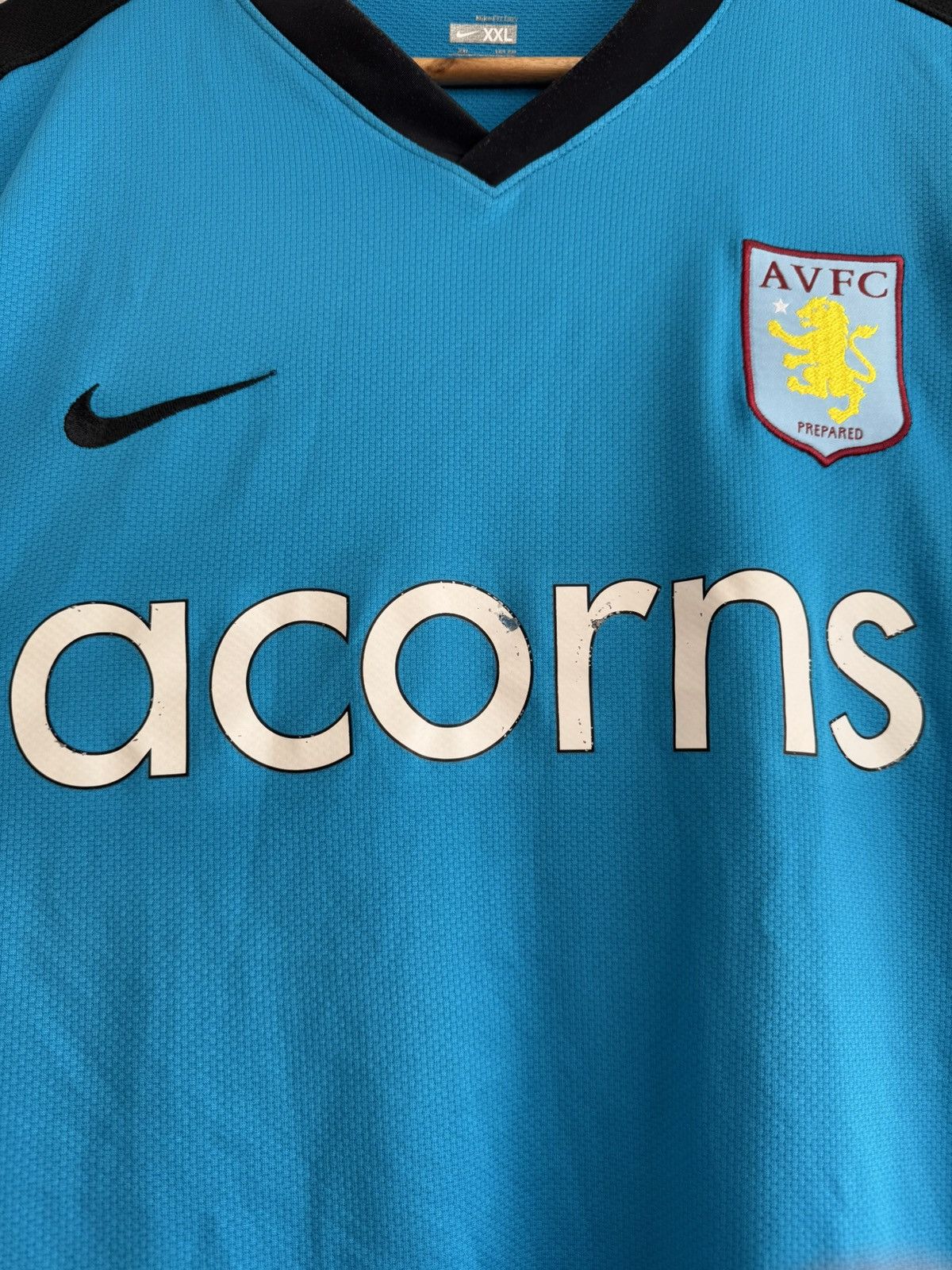 Nike × Vintage Vintage Aston Villa 2008-2009 Away Soccer Jersey Football Kit Size US XXL / EU 58 / 5 - 6 Thumbnail