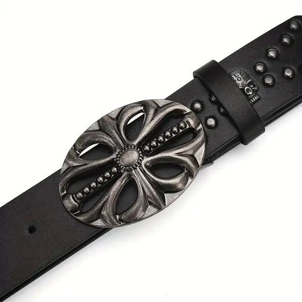 Japanese Brand Belt Bohemian Skeleton Head Hip Hop Punk Rock Y2K Style Size ONE SIZE - 4 Thumbnail