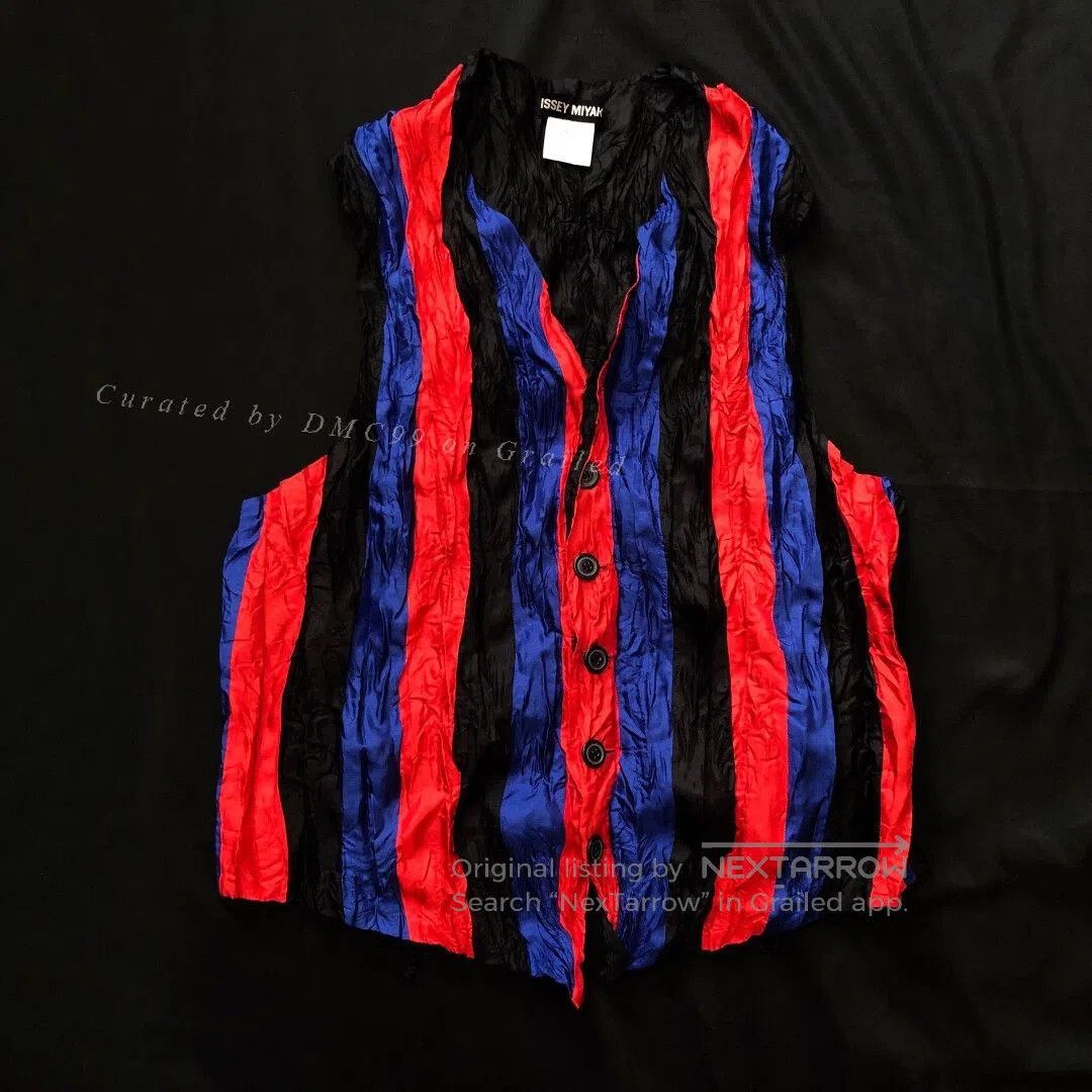 Issey Miyake Issey Miyake 1993 SS Pleated Vest. Size US M / EU 48-50 / 2 - 1 Thumbnail