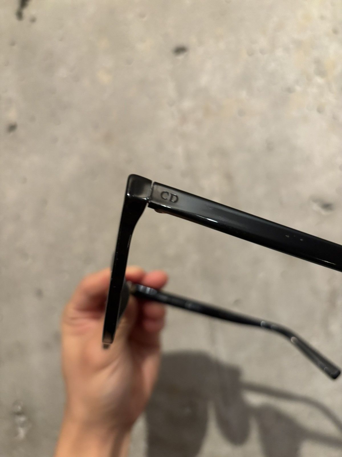 Christian Dior Monsieur Christian Dior Black Square sunglasses Size ONE SIZE - 3 Thumbnail
