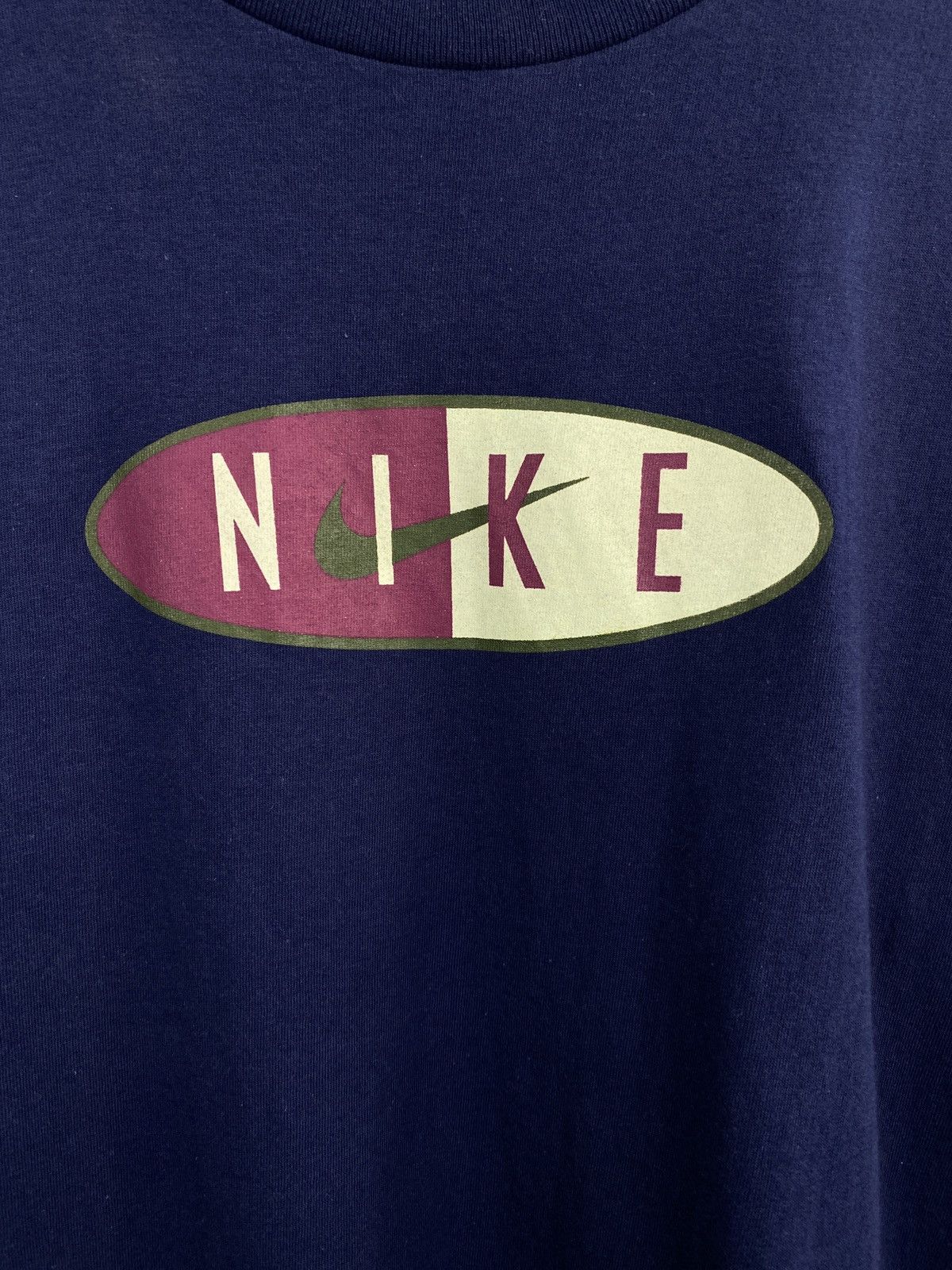 Nike 🇺🇸 Vintage 90s Nike Rare Made in USA T-Shirt Y2K Retro Hype Size US XL / EU 56 / 4 - 4 Thumbnail
