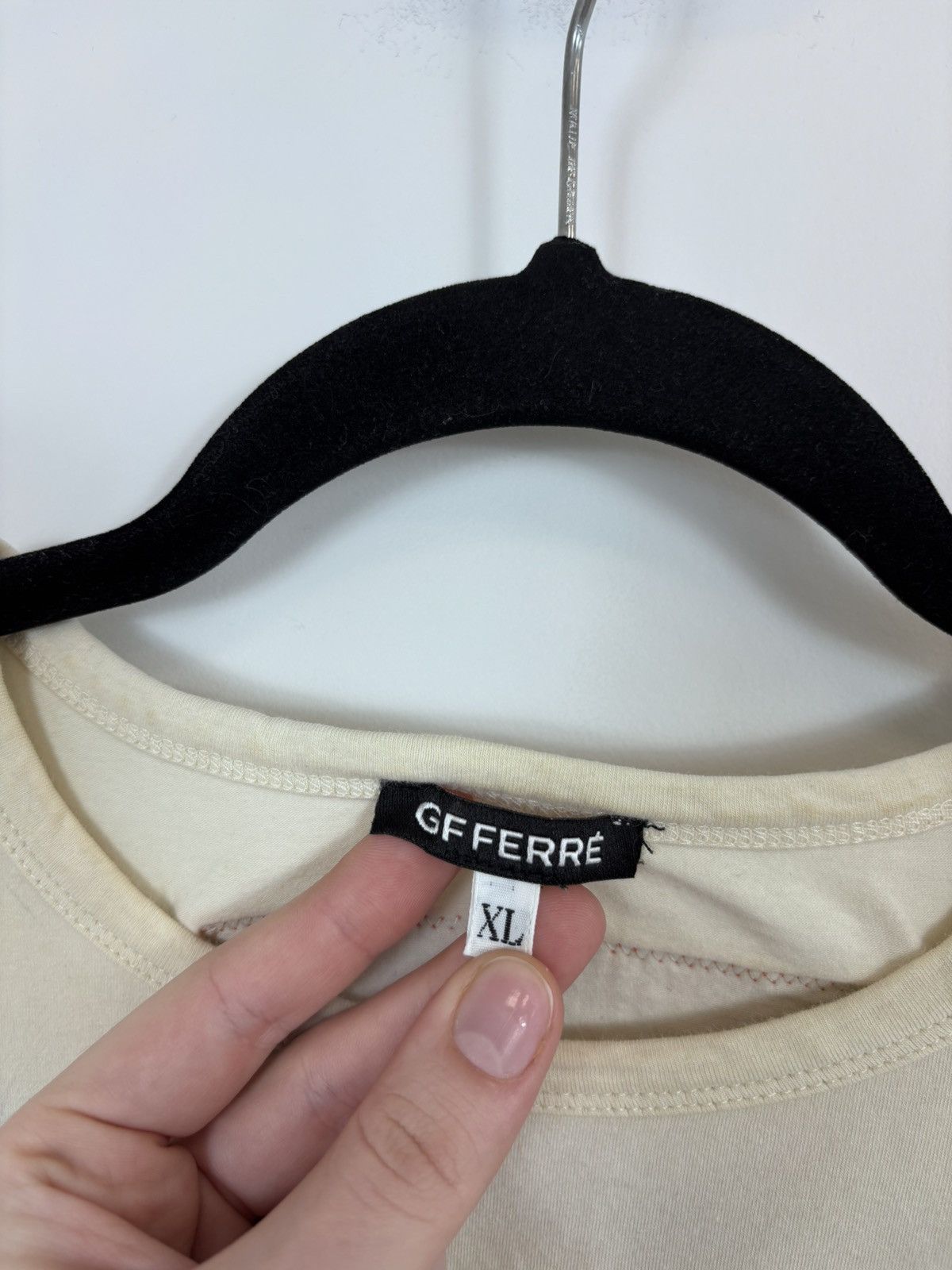 GF Ferre Vintage Gianfranco Ferre SS05 Women’s Long Sleeve T-Shirt Size XL / US 12-14 / IT 48-50 - 15 Thumbnail