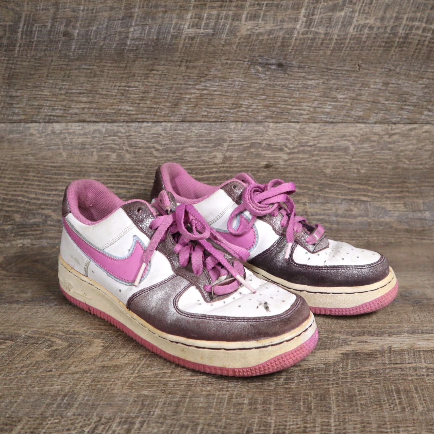 Nike Nike Air Force 1 XXV Cool Rose Pink Purple Shimmer 315115-161 Women's Size 7.5 Size US 8 / IT 38 - 2 Thumbnail
