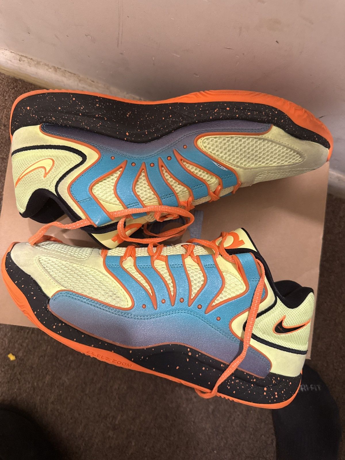 Nike Nike KD 18 Clear Jade liquid Lime Size US 12 / EU 45 - 5 Thumbnail