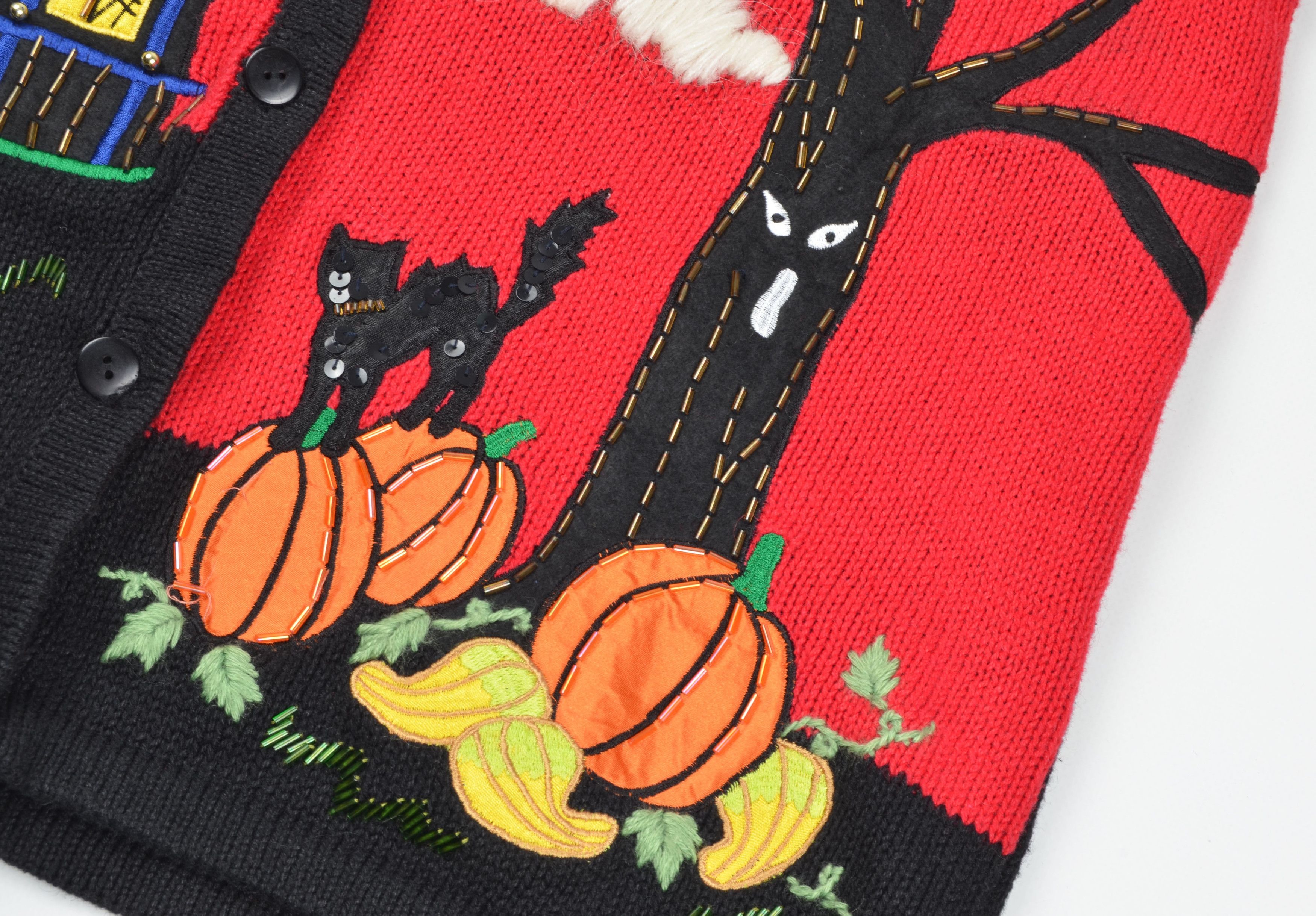 Handmade Vintage 90's Unisex Handmade Halloween Funky Vest Size ONE SIZE - 4 Thumbnail