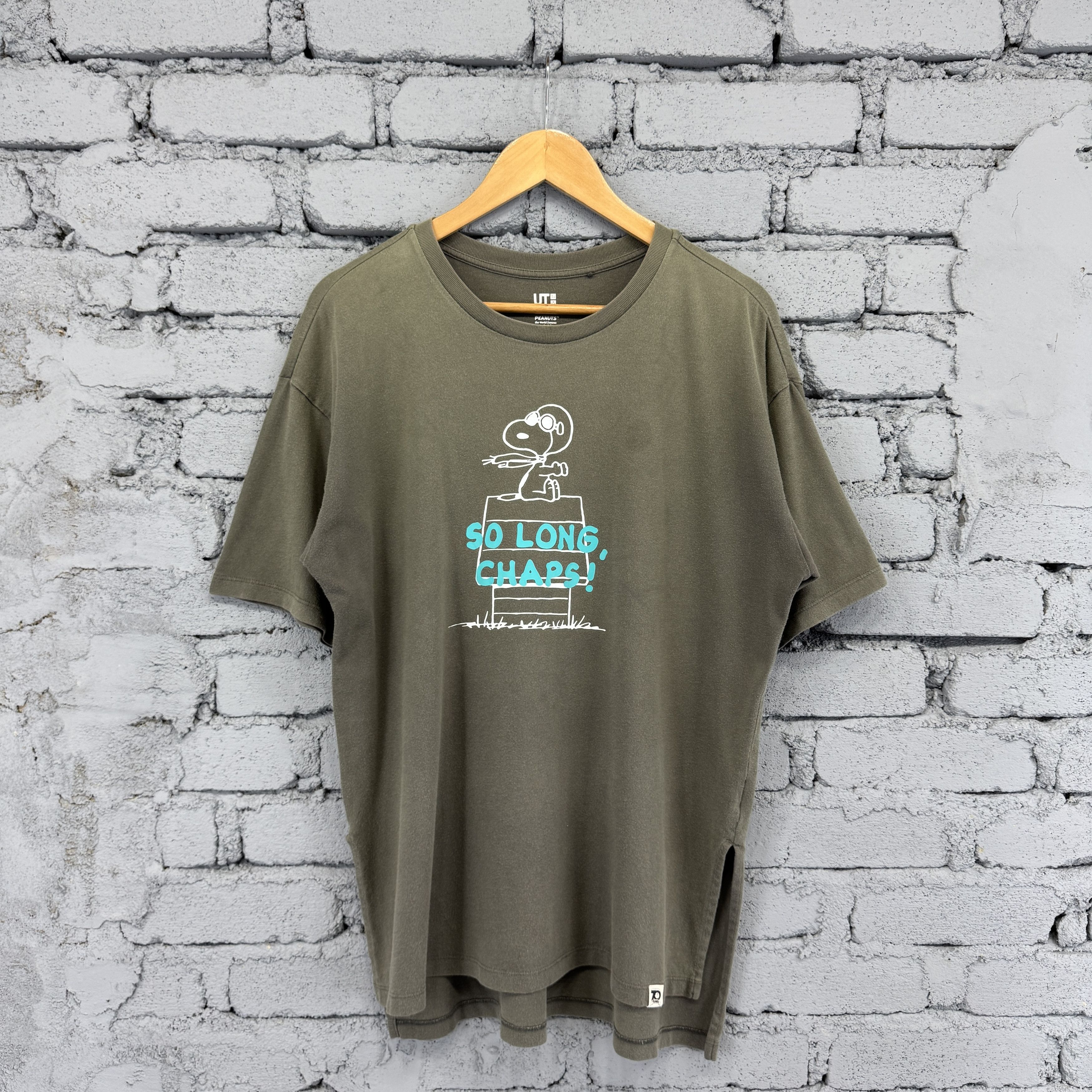 Kaws × Peanuts × Uniqlo Peanuts Snoopy 70 UT "SO LONG, CHAPS!" Tshirt Size US M / EU 48-50 / 2 - 1 Thumbnail