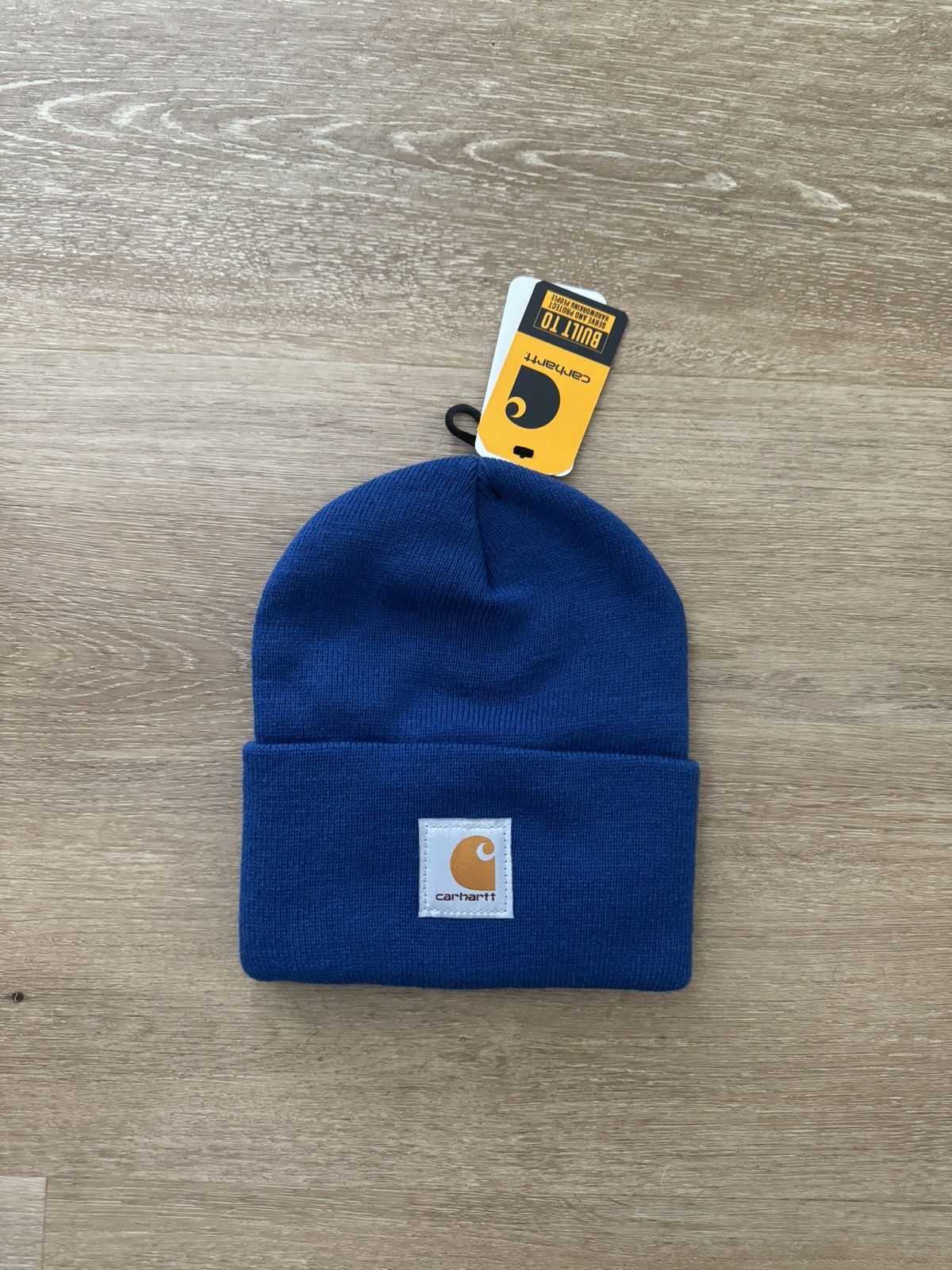 Carhartt Carhartt Stitch Knit Cuff OG Badge Logo Beanie in Navy Blue Size ONE SIZE - 3 Thumbnail