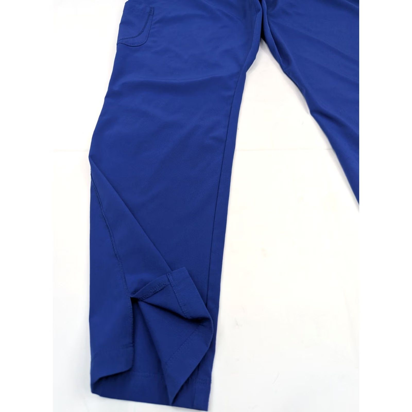 SKECHERS Skechers Barco Scrub 3 Pocket Cargo Pants Men XL (34x31) Blue Elastic Waist Size US 36 / EU 52 - 3 Thumbnail