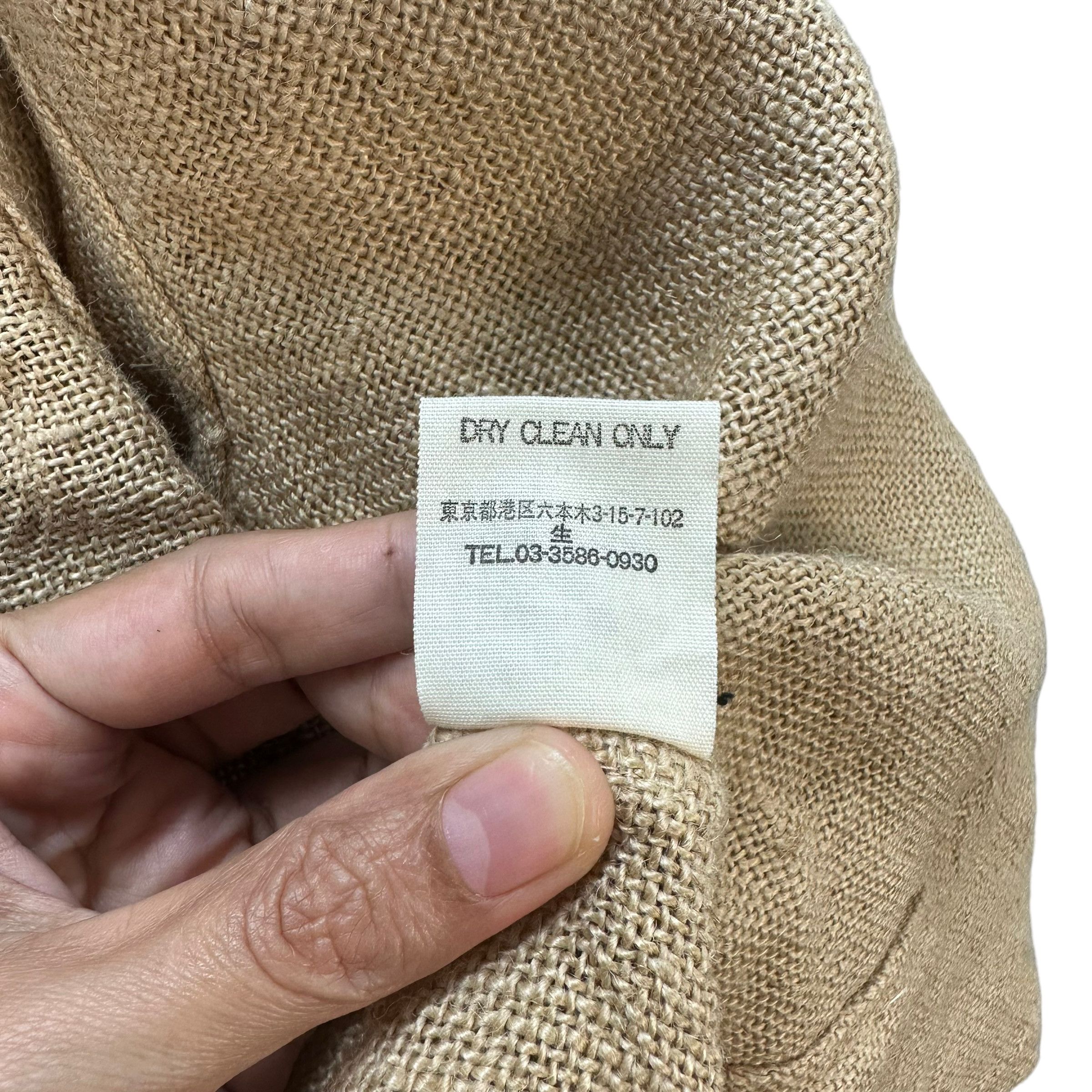 Japanese Brand RARE🔥 BUTTON LESS KENAF JACKET #7937-191 Size M / US 6-8 / IT 42-44 - 9 Thumbnail