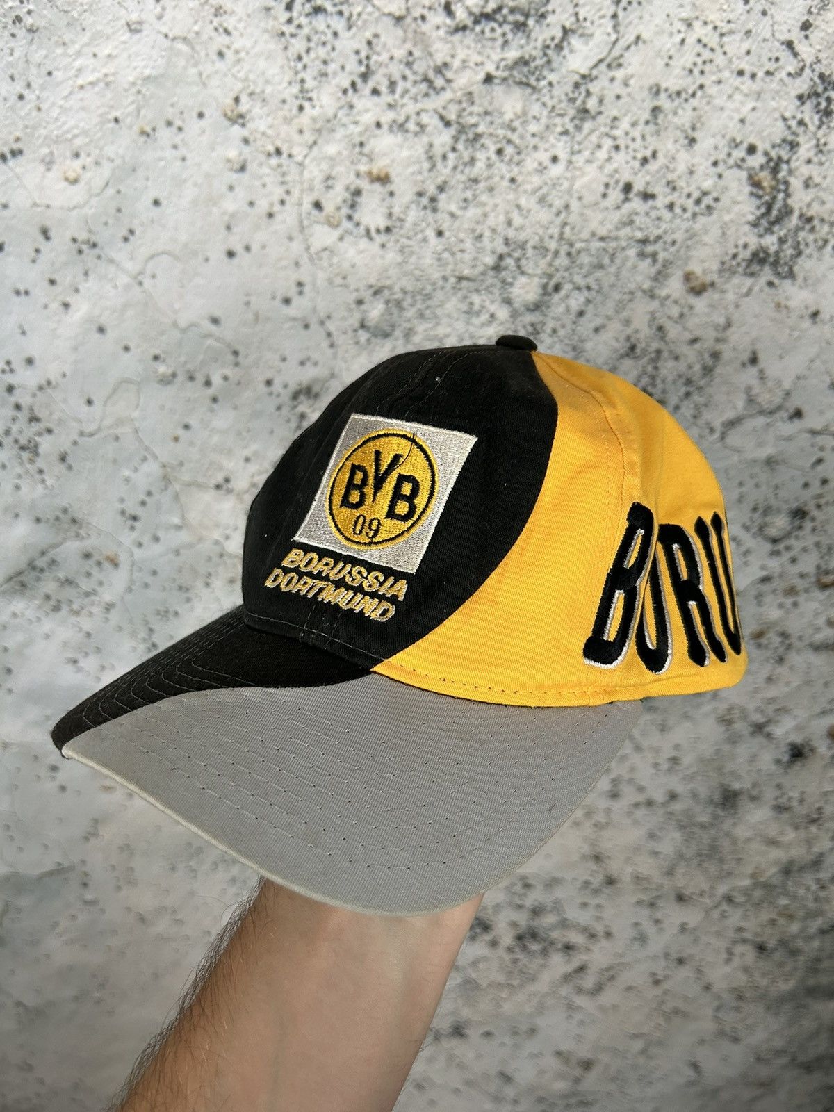 Vintage Vintage Borussia Dortmund Soccer Hat Football 90s Rare Size ONE SIZE - 1 Thumbnail