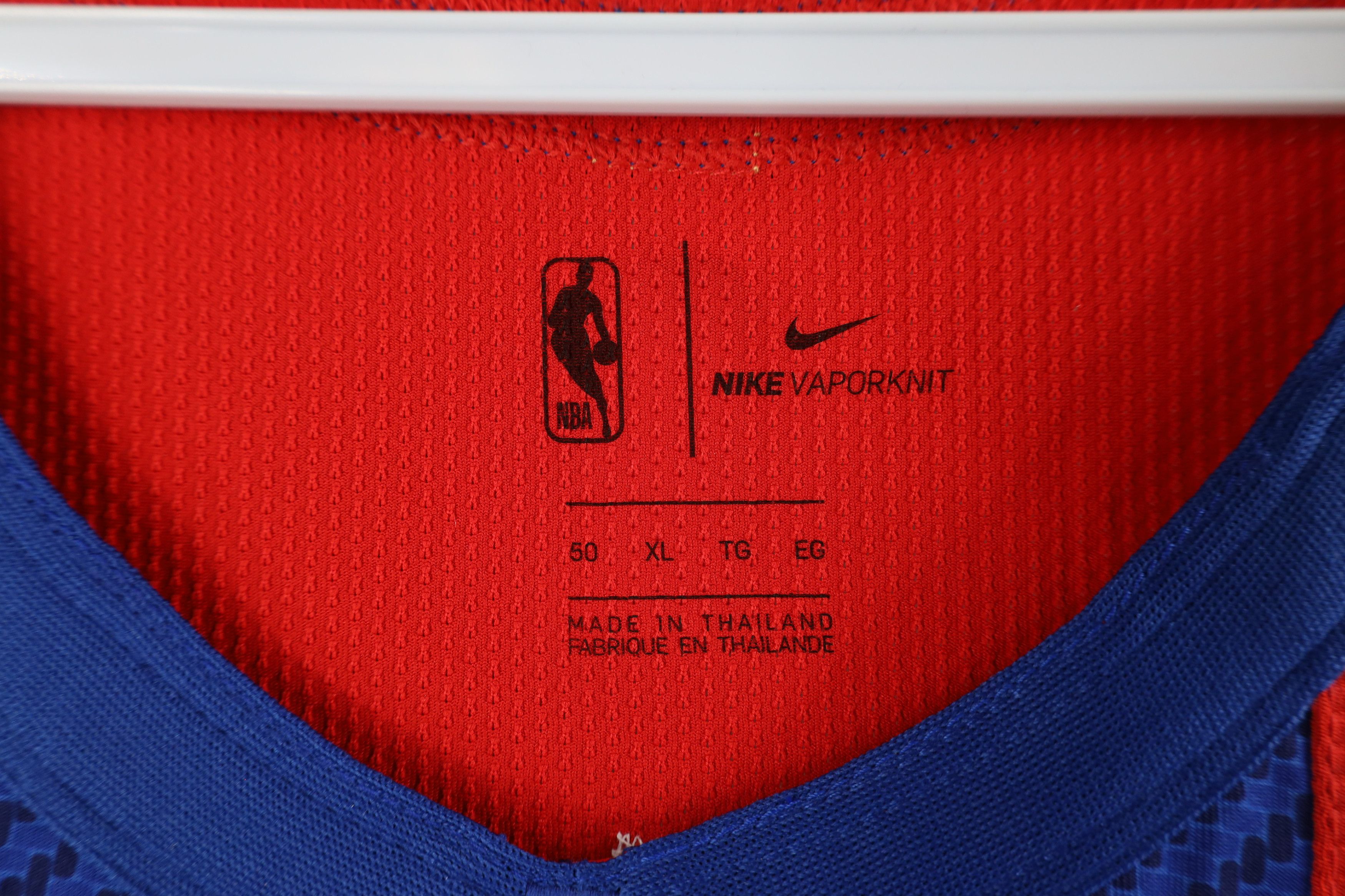Nike × Vintage Nike Vaporknit Joe Johnson Detroit Pistons Basketball Jersey Size US XL / EU 56 / 4 - 9 Thumbnail