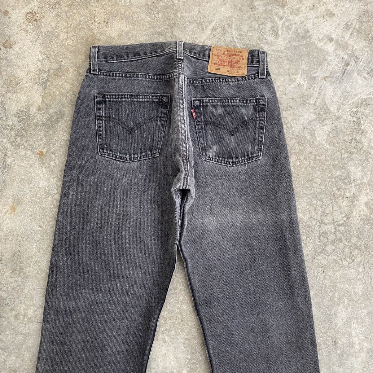 Levi's Vintage Late 90’s Levis 501 Faded Black Denim Jeans Size US 29 - 10 Thumbnail