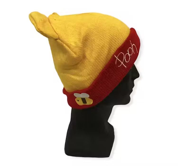image of Cartoon Network x Hats Vintage Pooh Cartoon Beanie Hat, Men's