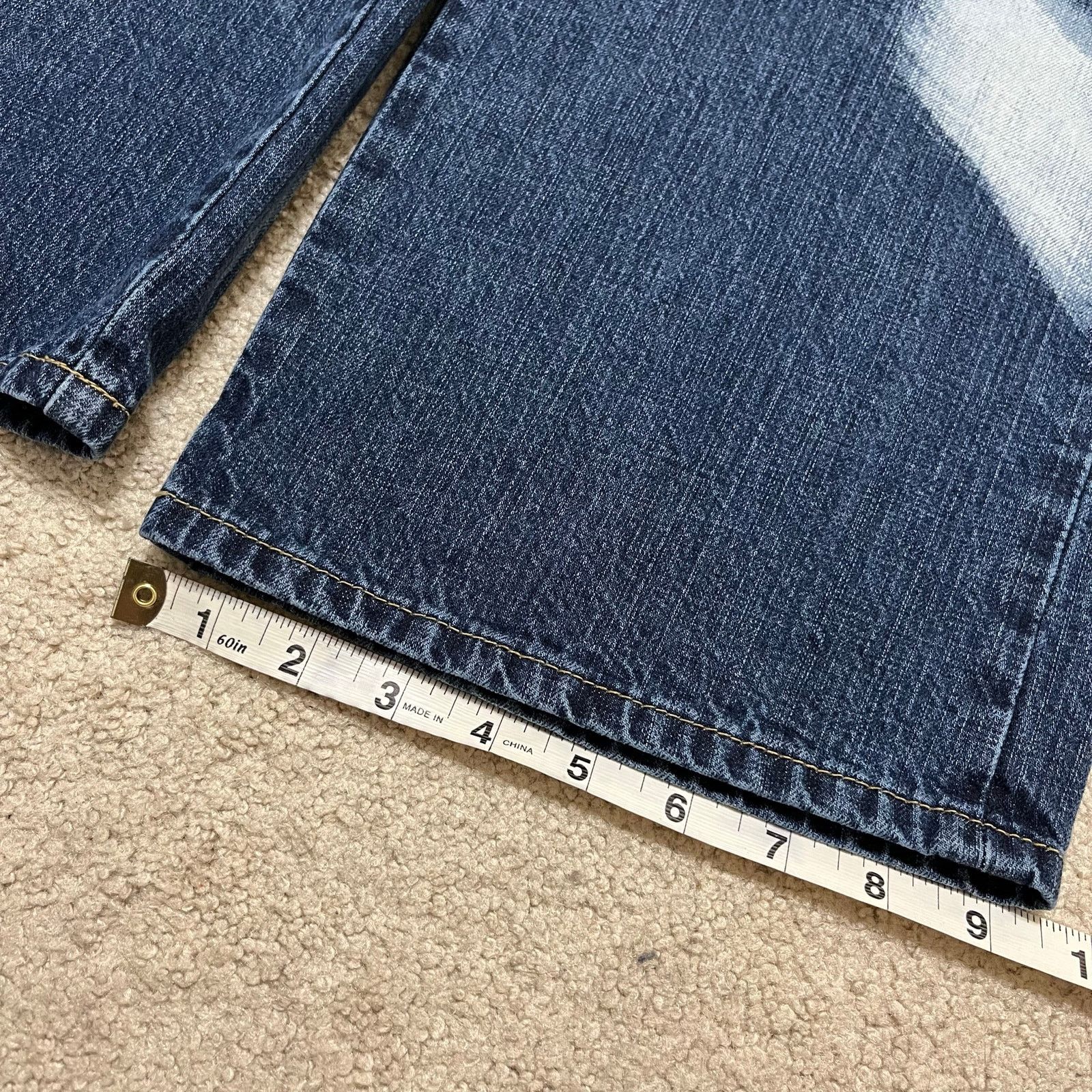 Other Azzure Y2K Baggy Skater Acid Washed Jean 31Wx31L Size US 31 - 8 Thumbnail