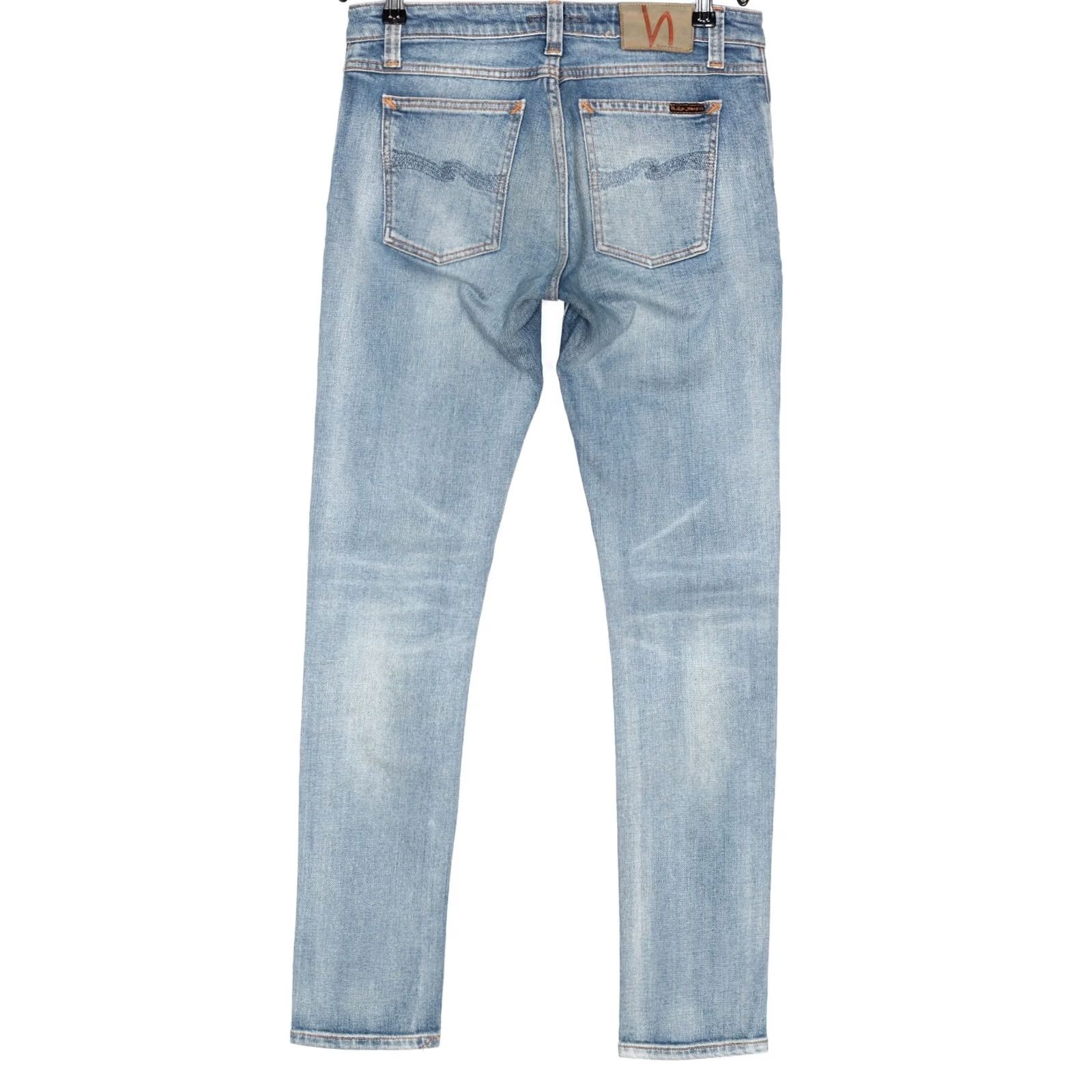 Nudie Jeans NUDIE JEANS SKINNY LIN Clean Stone Indigo Stretch Jeans Men W30 L32 DZ6370 Size US 30 / EU 46 - 2 Thumbnail