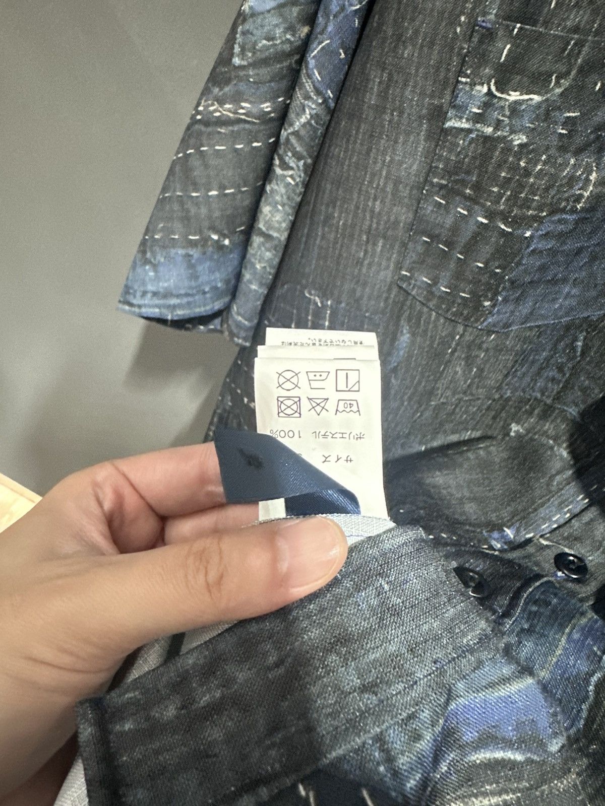 FDMTL Fdmtl Printed Boro S/S shirt Size US M / EU 48-50 / 2 - 5 Thumbnail