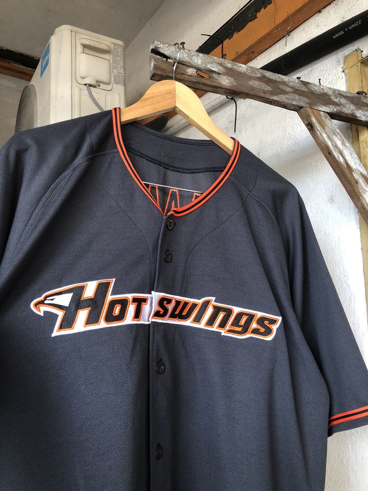 MLB Hot Swings Baseball Clup "JJANG" MLB Jersey HipHop Size US XXL / EU 58 / 5 - 4 Thumbnail