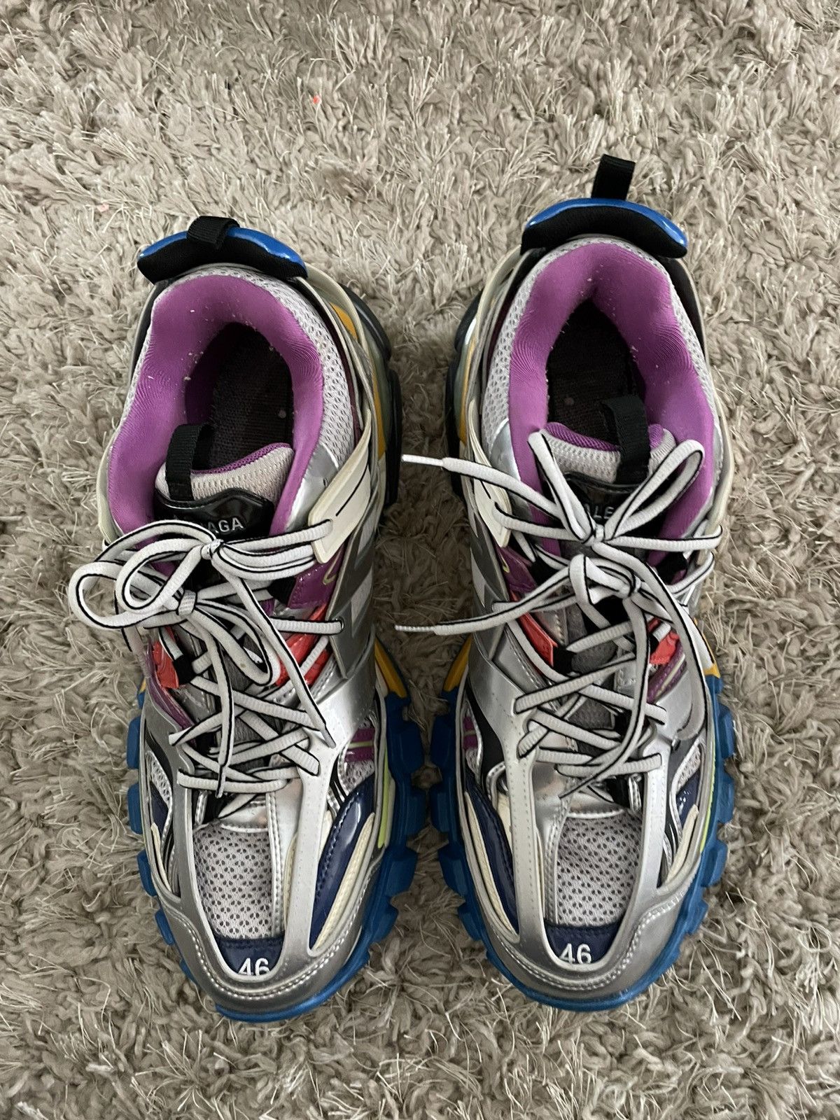 Balenciaga Balenciaga Track Metallic Multi Color Size US 13 / EU 46 - 5 Thumbnail