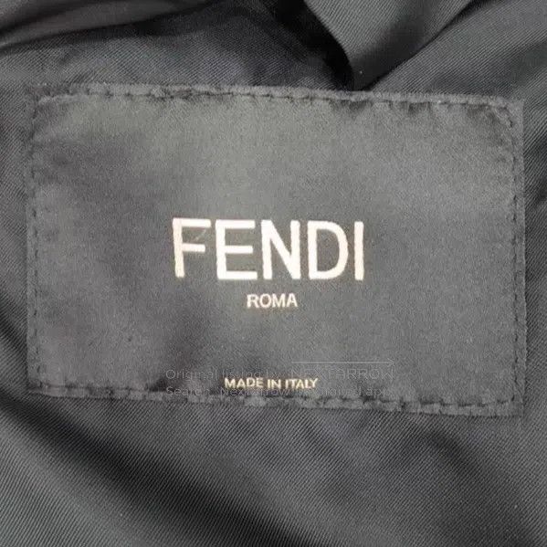 Fendi Fendi Fur Collar Logo Wool Jacket Size US M / EU 48-50 / 2 - 3 Thumbnail