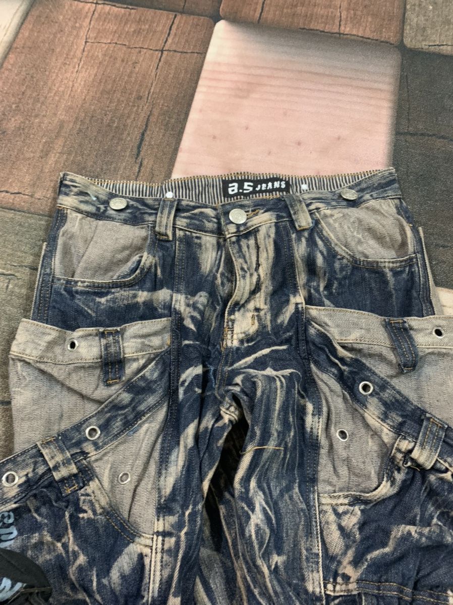 14th Addiction SUPER CRAZY rusty faded bondage style cargo Size US 31 - 5 Thumbnail