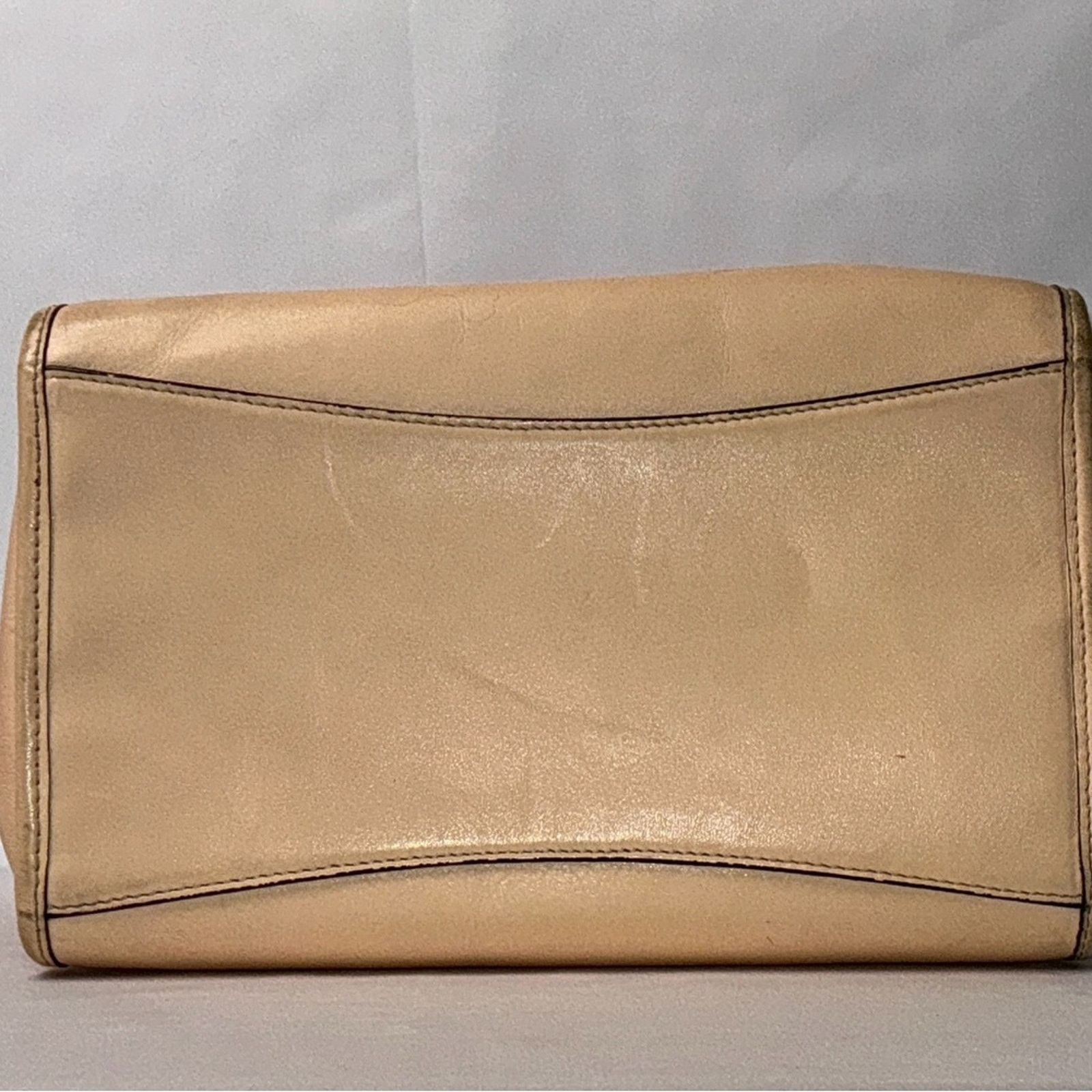 Coach Coach Mini Crosby Carryall 2 Tone Apricot/Coral Leather Size ONE SIZE - 9 Thumbnail
