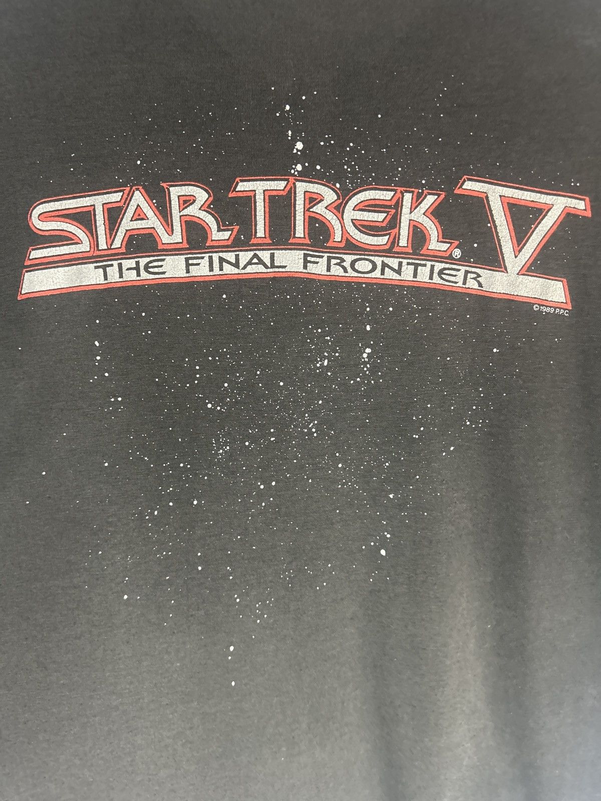 Vintage Vintage 1989 Star Trek The Final Frontier Tee Size US XL / EU 56 / 4 - 5 Thumbnail