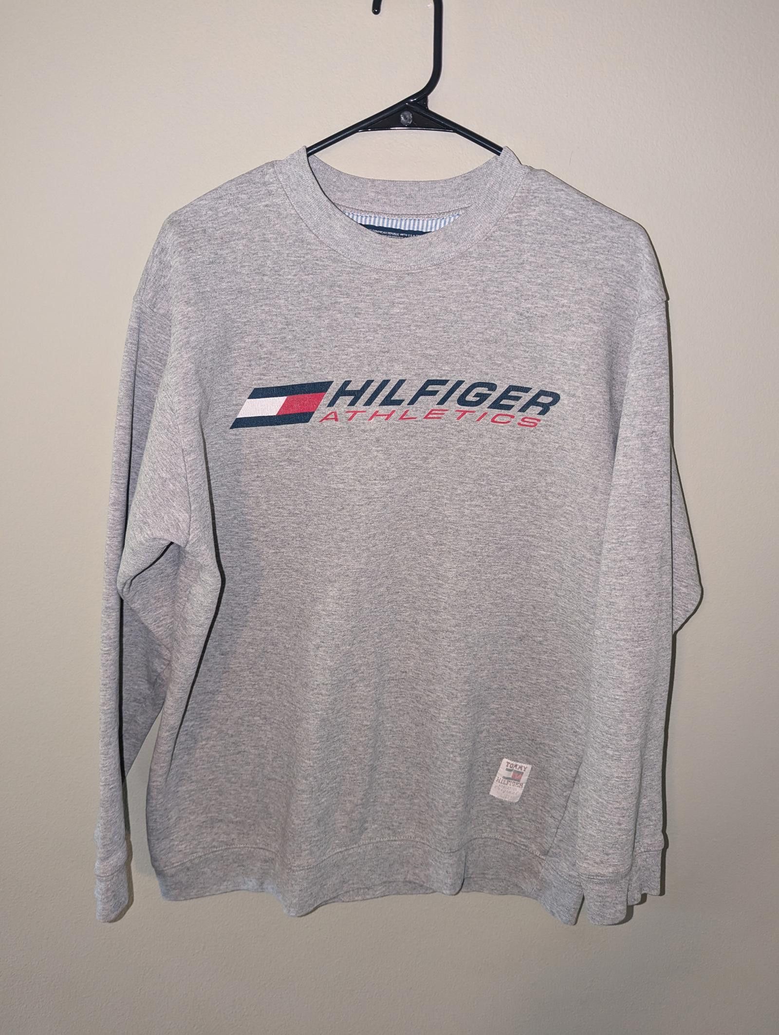 Tommy Hilfiger Y2K Tommy Hilfiger Athletics Sweatshirt Gray Size Medium Size US M / EU 48-50 / 2 - 2 Thumbnail
