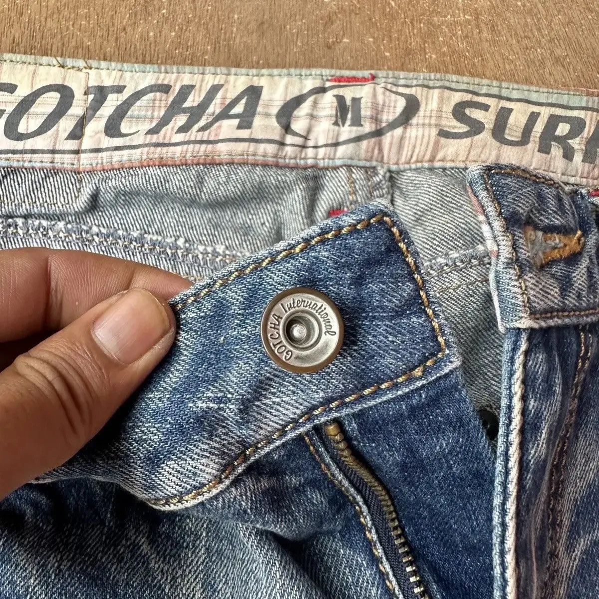 Gotcha STEALS💥VINTAGE GOTCHA SURF JEAN RIPPED VERY RARE DENIM PANT Size US 30 / EU 46 - 10 Thumbnail