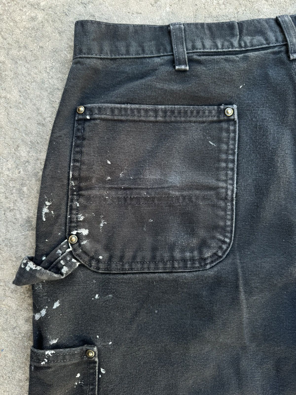 Carhartt × Vintage Vintage Carhartt B136 Black Double Knee Size US 36 / EU 52 - 4 Thumbnail