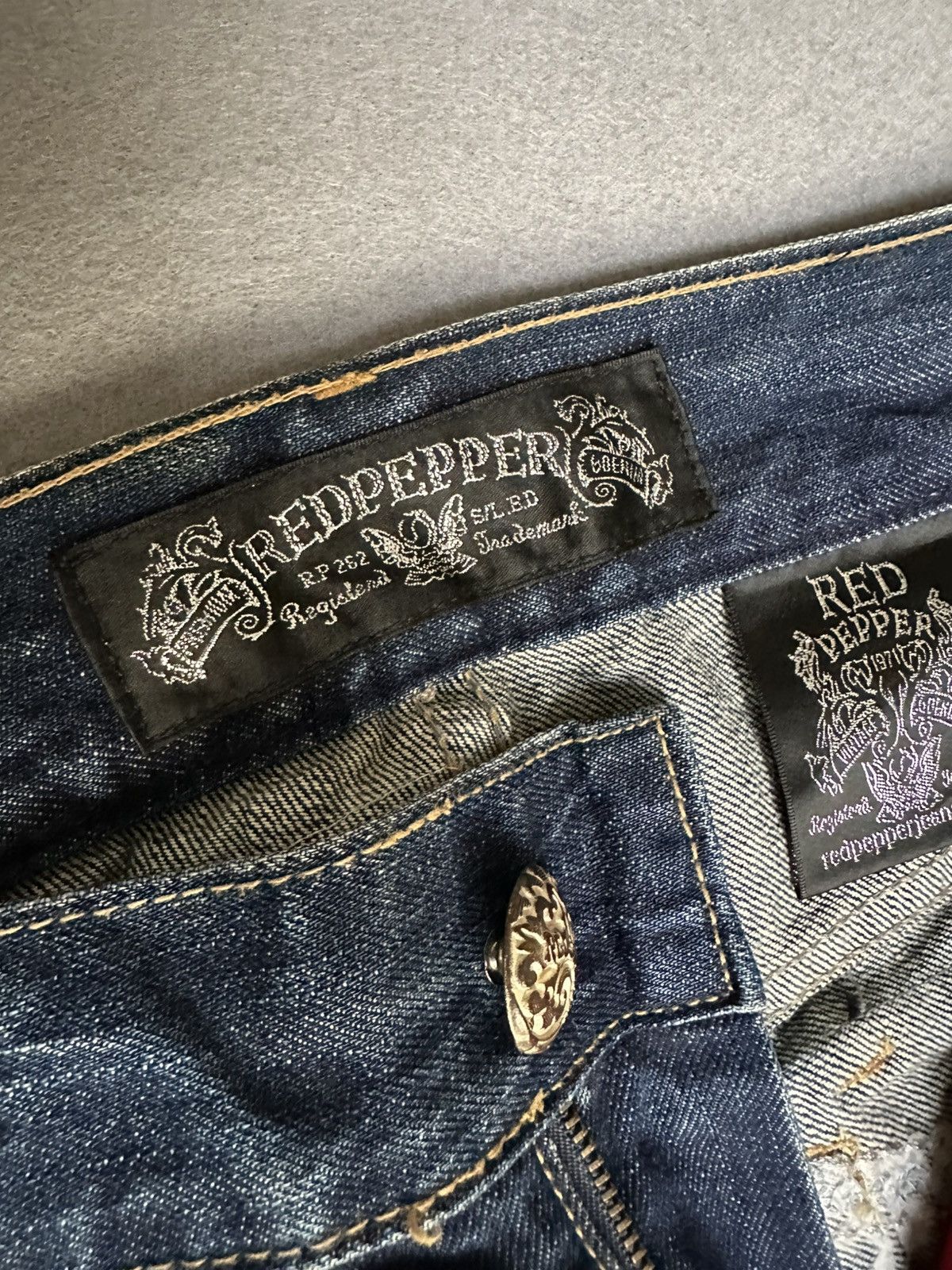 Japanese Brand Red Peppers Japan Distressed Denim Size US 32 / EU 48 - 19 Thumbnail