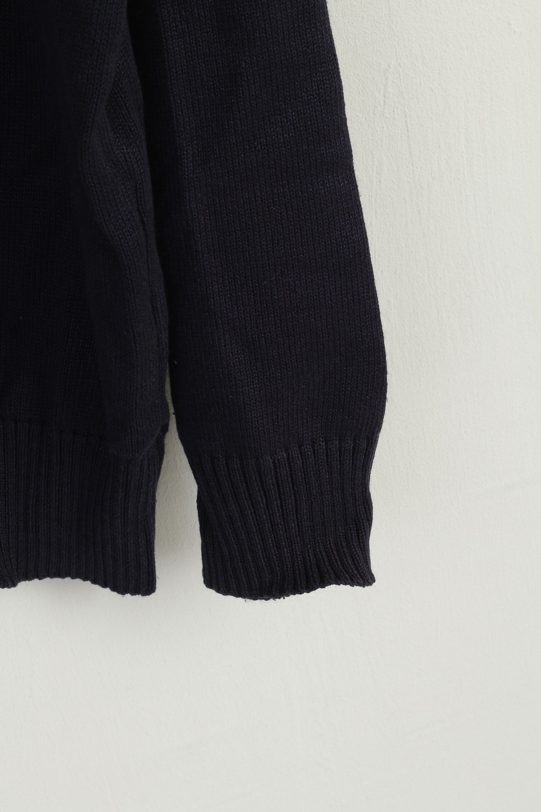 Adidas Adidas Men L Jumper Navy Cotton Poker Line Vintage 9024 Size US L / EU 52-54 / 3 - 4 Thumbnail