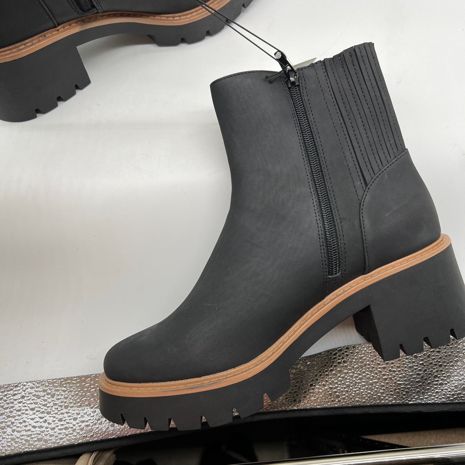 Other a.n.a. Women's 9.5M Black Ankle Boots Platform Lug Size US 9.5 / IT 39.5 - 7 Thumbnail