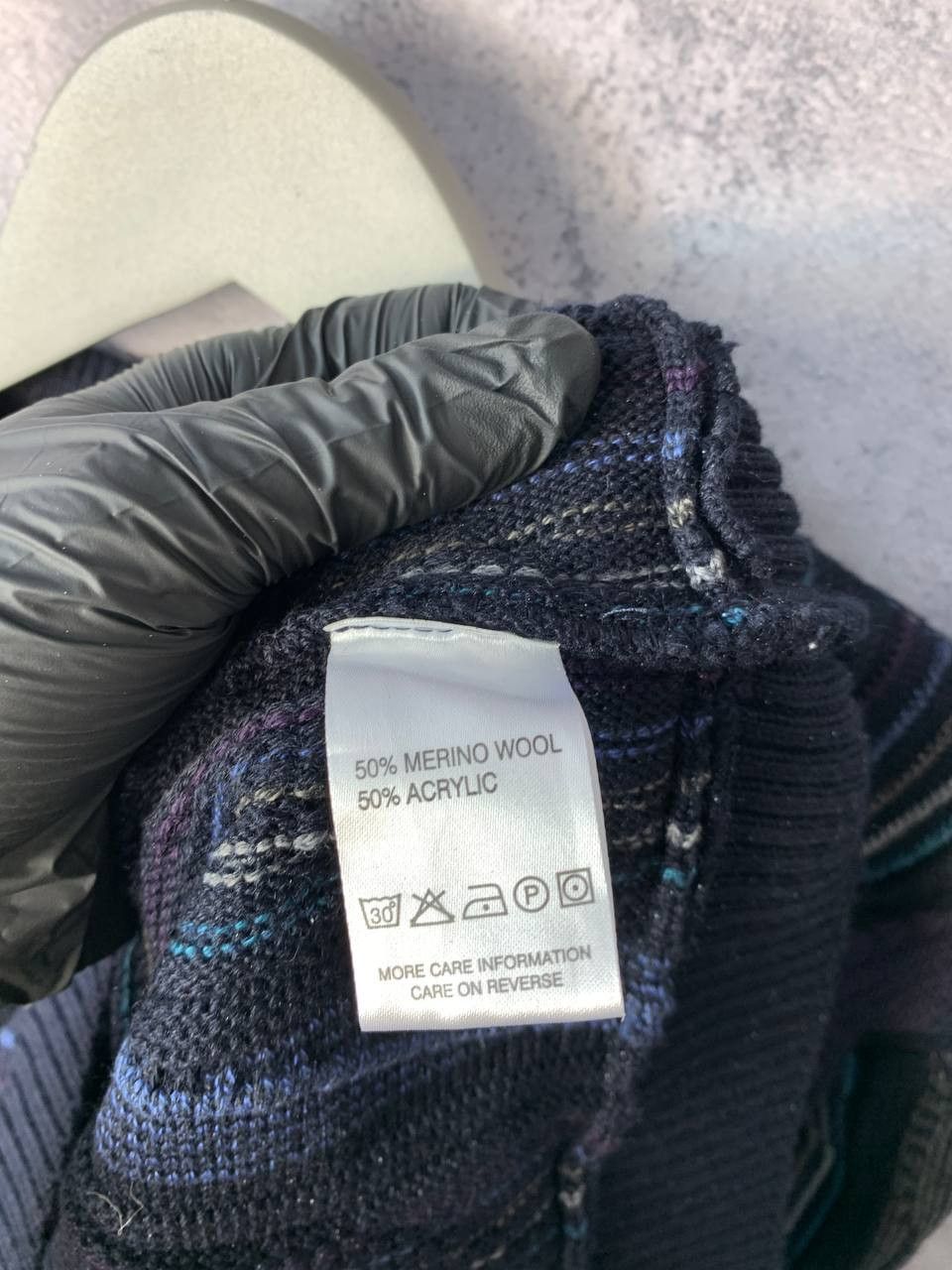 Coogi Rialto Italian Merino Blend Coogi Style Cable Knit Sweater Size L / US 10 / IT 46 - 10 Thumbnail