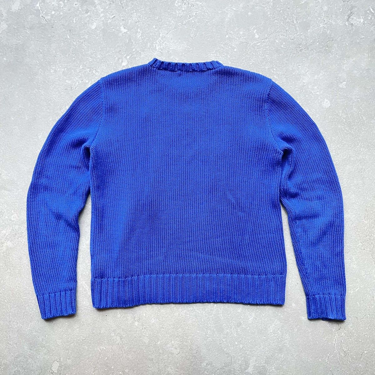 Polo Ralph Lauren Blue Ralph Lauren american flag knit sweater Size US L / EU 52-54 / 3 - 7 Thumbnail