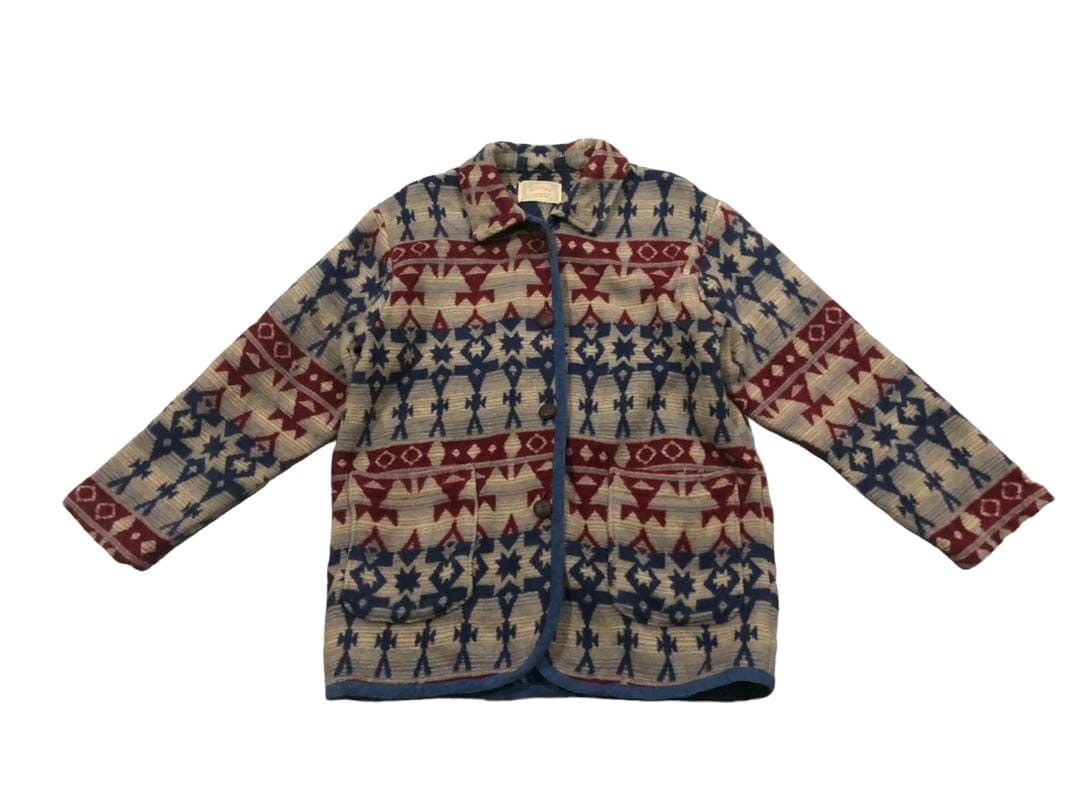 image of Dixie Sports Navajo / Native Wool Button Jacket, Men's (Size Medium)