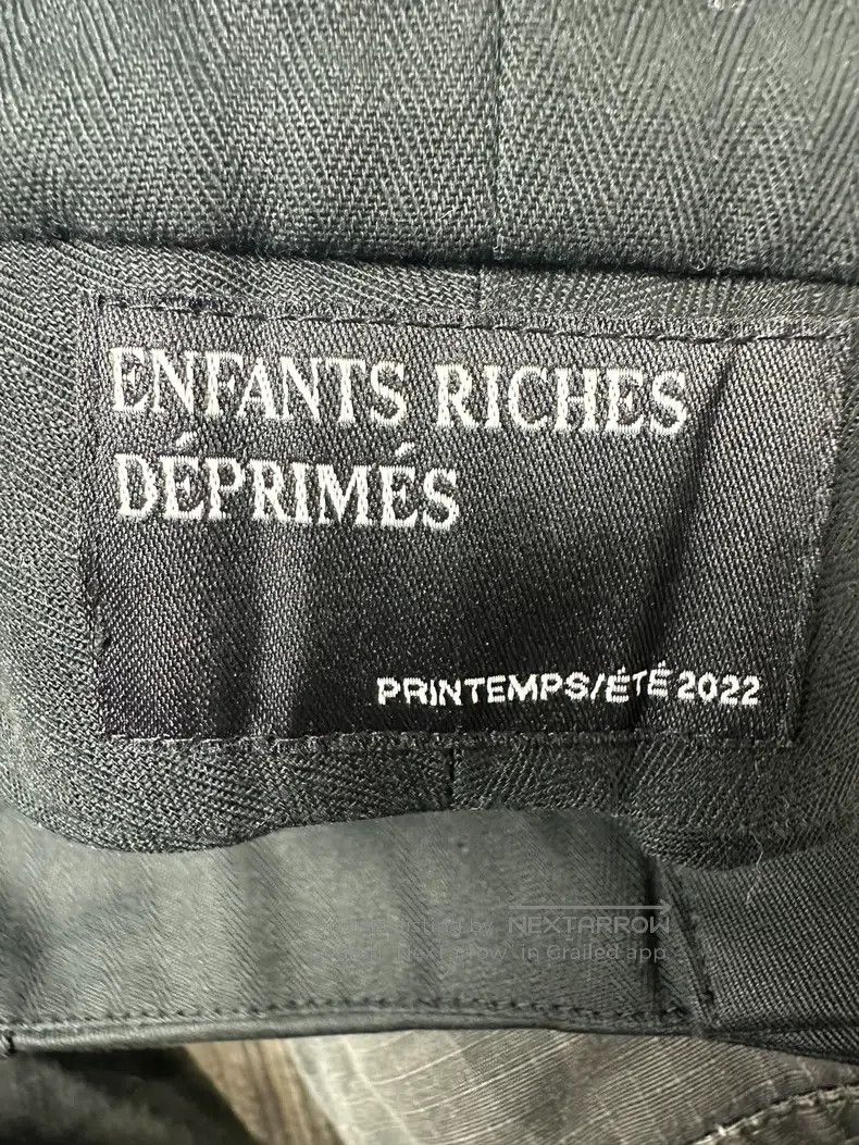 Enfants Riches Deprimes Enfants Riches Deprimes size XL Embroidered Slogan Patchwo Size US 27 - 4 Thumbnail