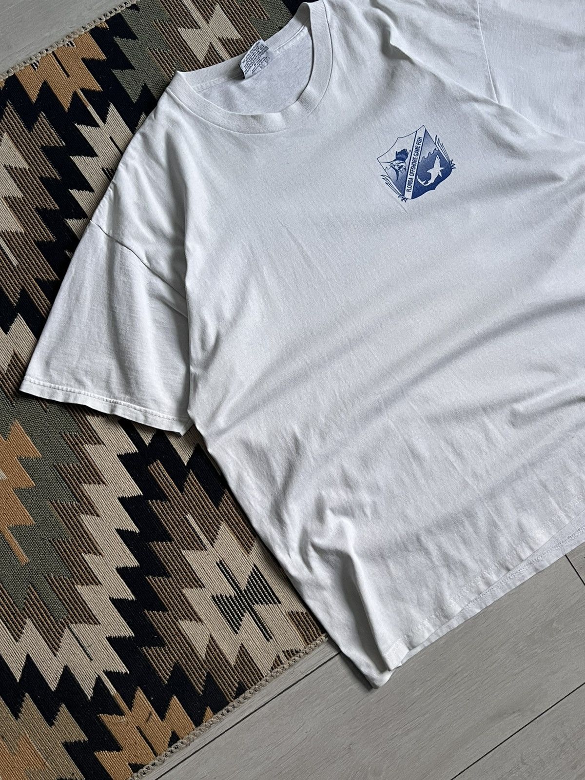 Lee × Vintage Vintage 1993 Lee Florida Offshore Game Fish T-shirt Size US XL / EU 56 / 4 - 3 Thumbnail