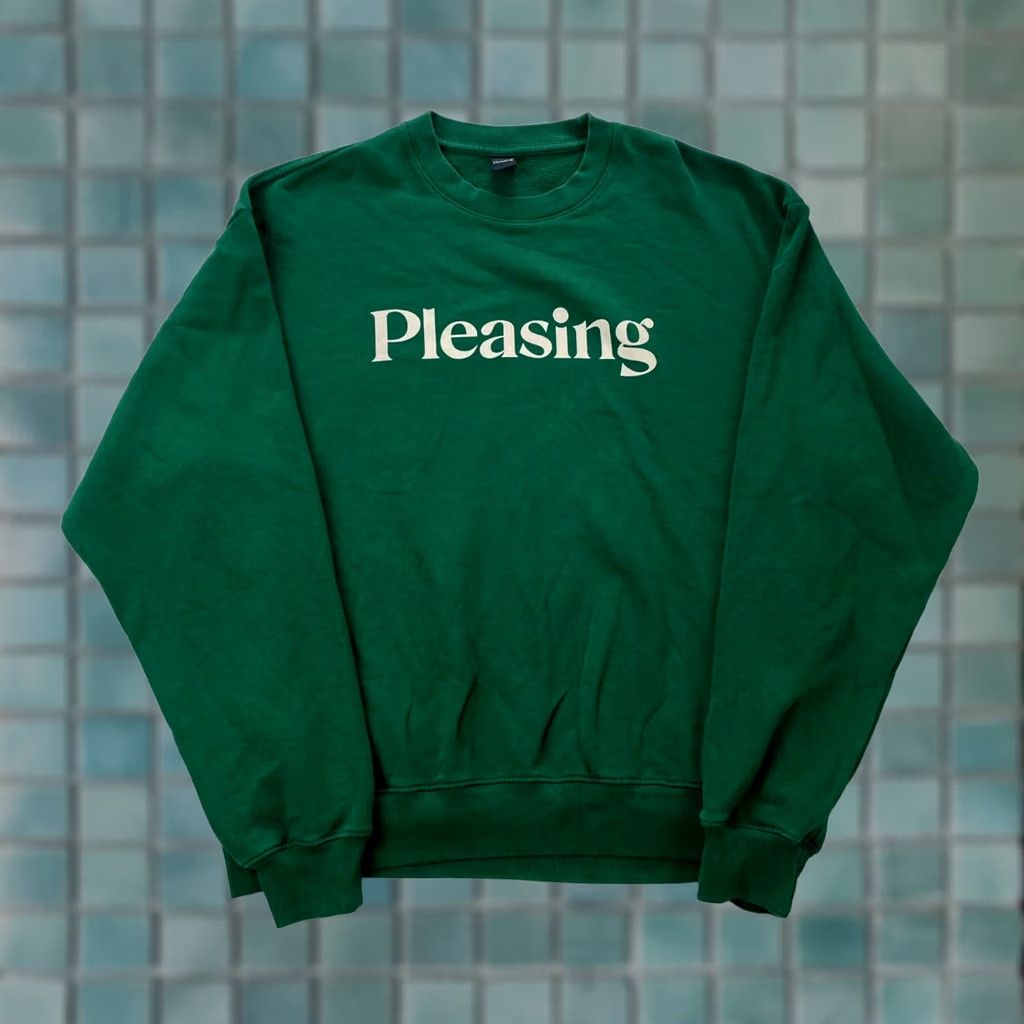 Vintage Pleasing Sweatshirt Mens XL Green Harry Styles Pullover One Direction Crew Neck Graphic Print Sweatshirt Pullover Size US XL / EU 56 / 4 - 1 Thumbnail
