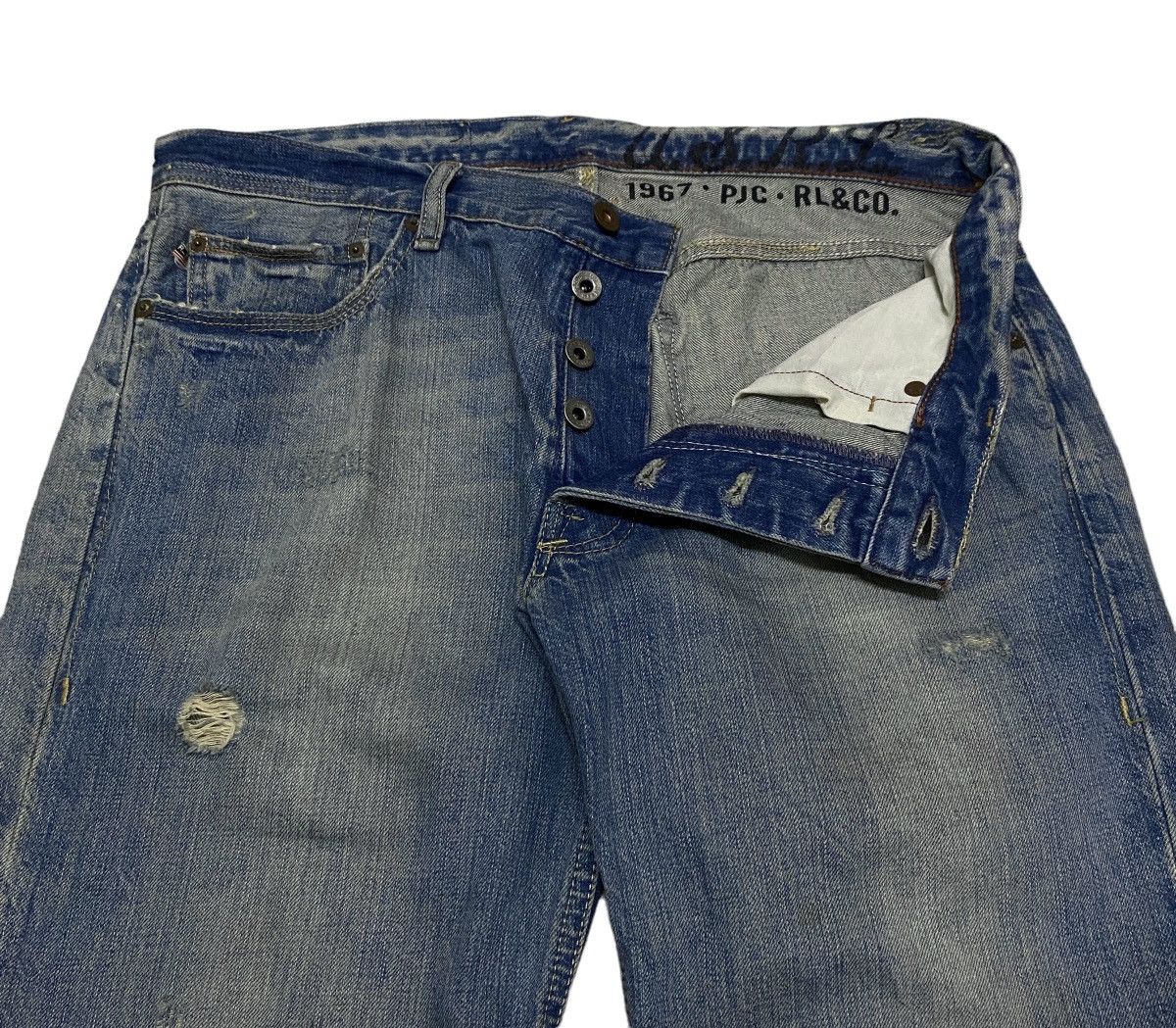 Polo Ralph Lauren × Vintage Rare Design Vintage Polo Ralph Lauren Jeans 2000s Size US 33 - 6 Thumbnail