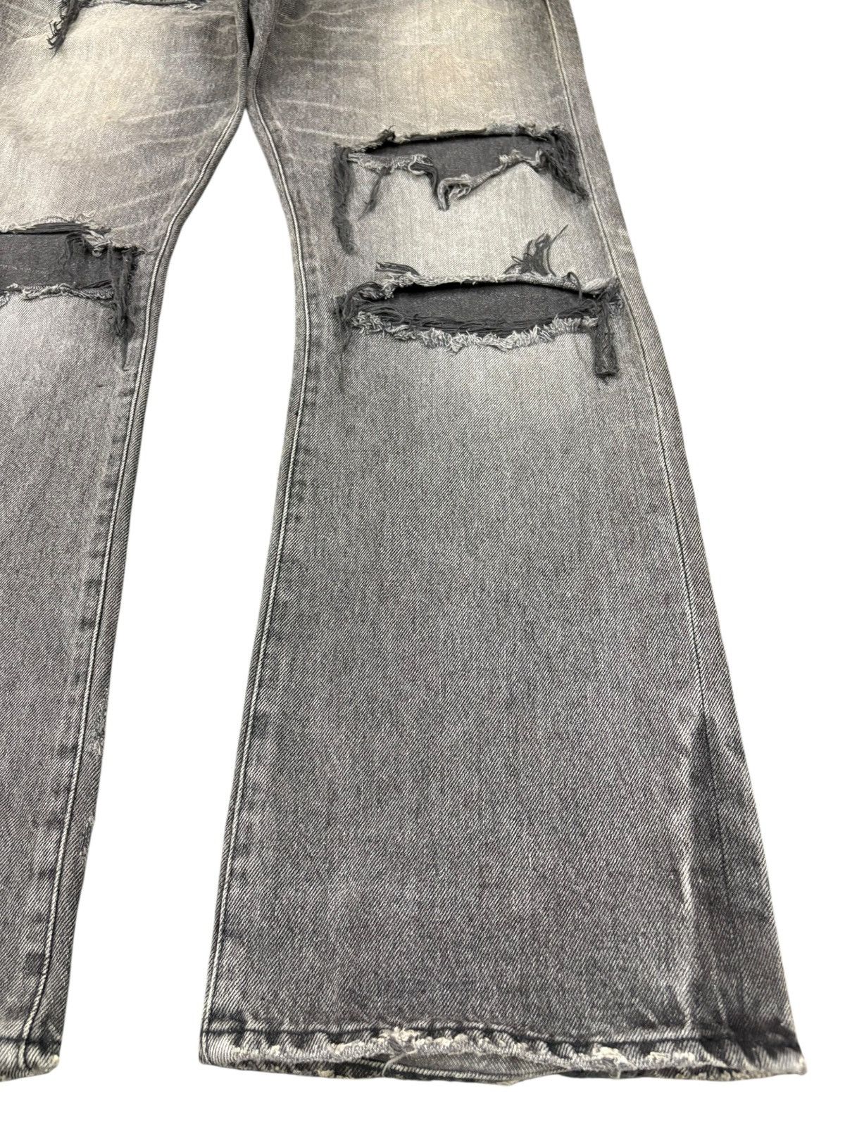 Japanese Brand Vintage Japanese Brand Rusty Wash Distressed Flare Jeans Size US 34 / EU 50 - 7 Thumbnail