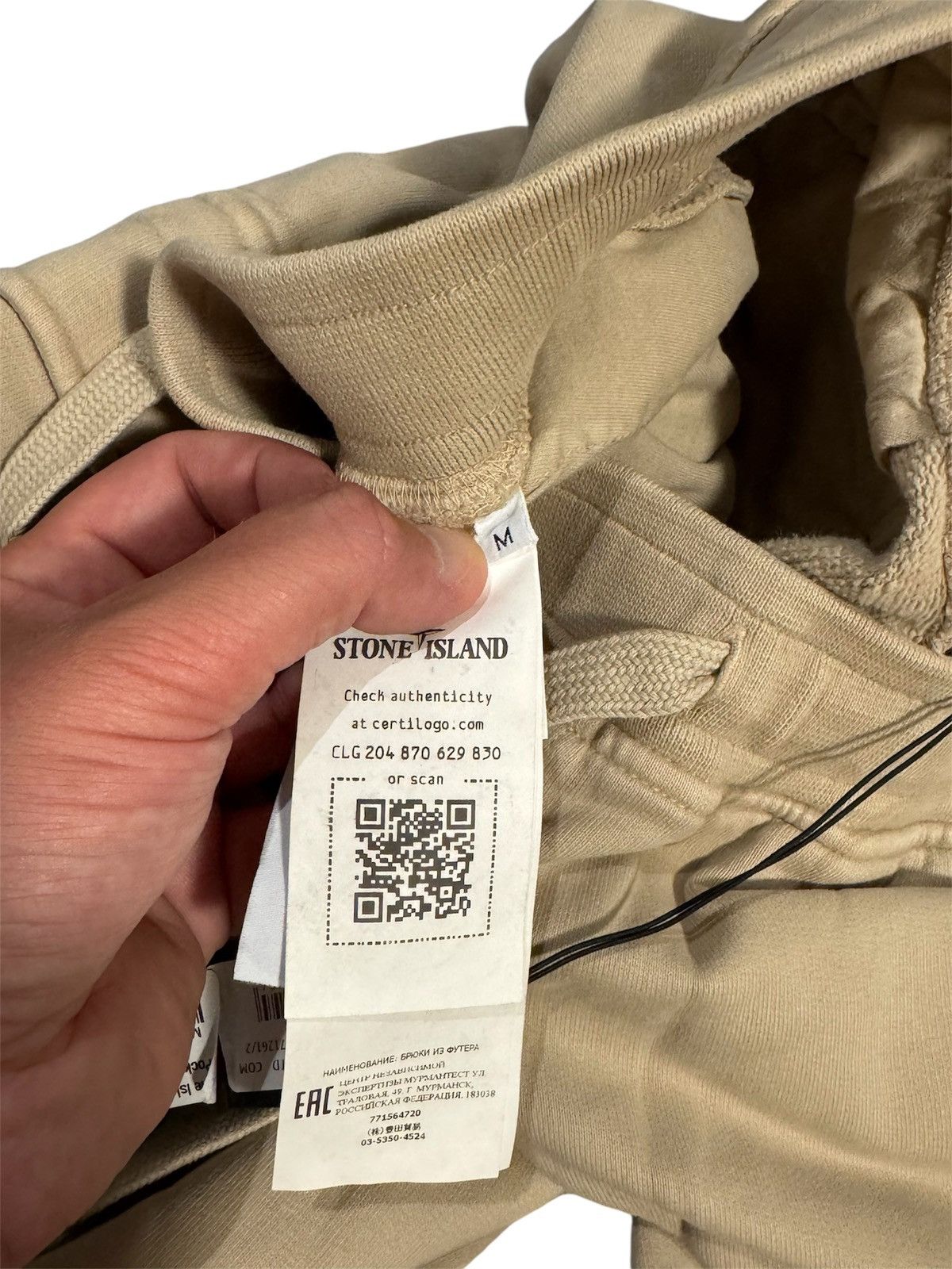 Stone Island 🔥450$ Stone island Garment Dyed Fleece Cargo Jogger Pants Size US 32 / EU 48 - 9 Thumbnail