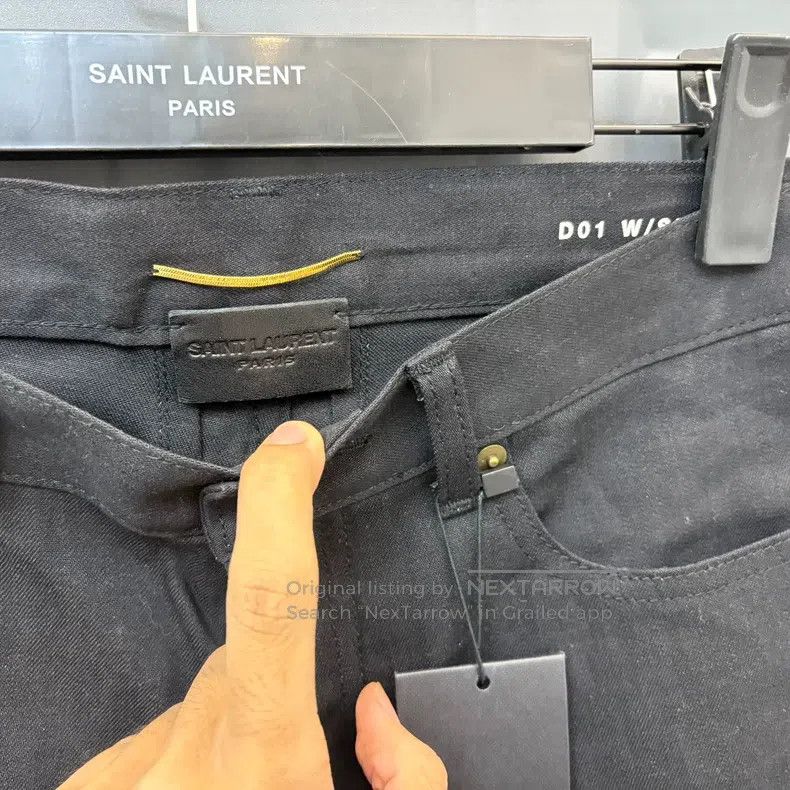 Saint Laurent Paris Saint Laurent Paris Denim Jeans Size US 28 / EU 44 - 2 Thumbnail