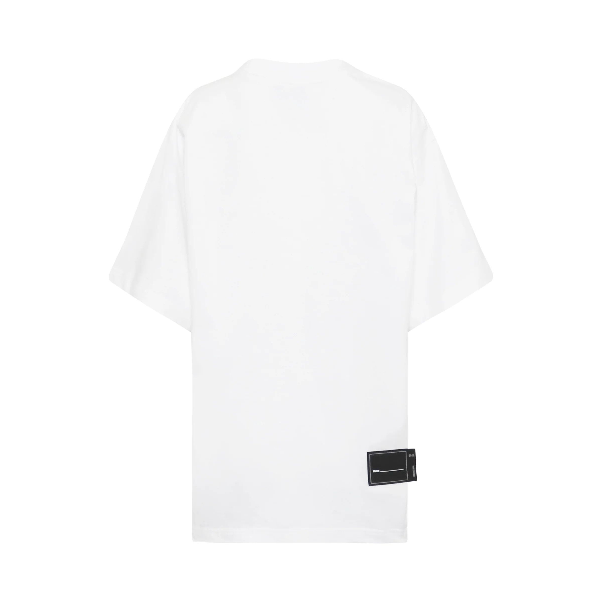 WE11DONE o1mris0824 T-Shirt in White Size US M / EU 48-50 / 2 - 4 Thumbnail